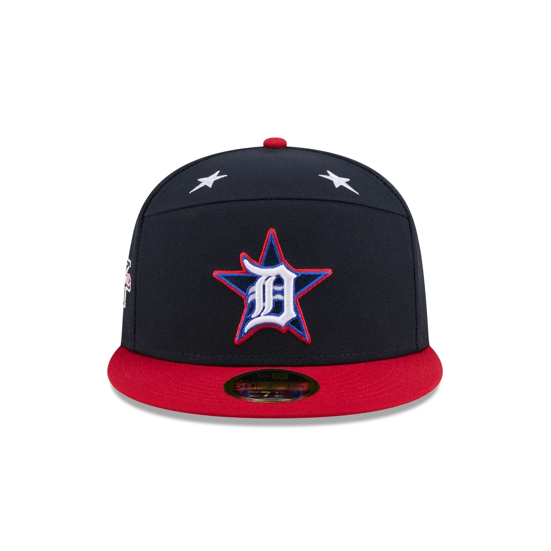 Detroit Tigers 2025 All-Star Game Workout Split Panel 59FIFTY Fitted Hat