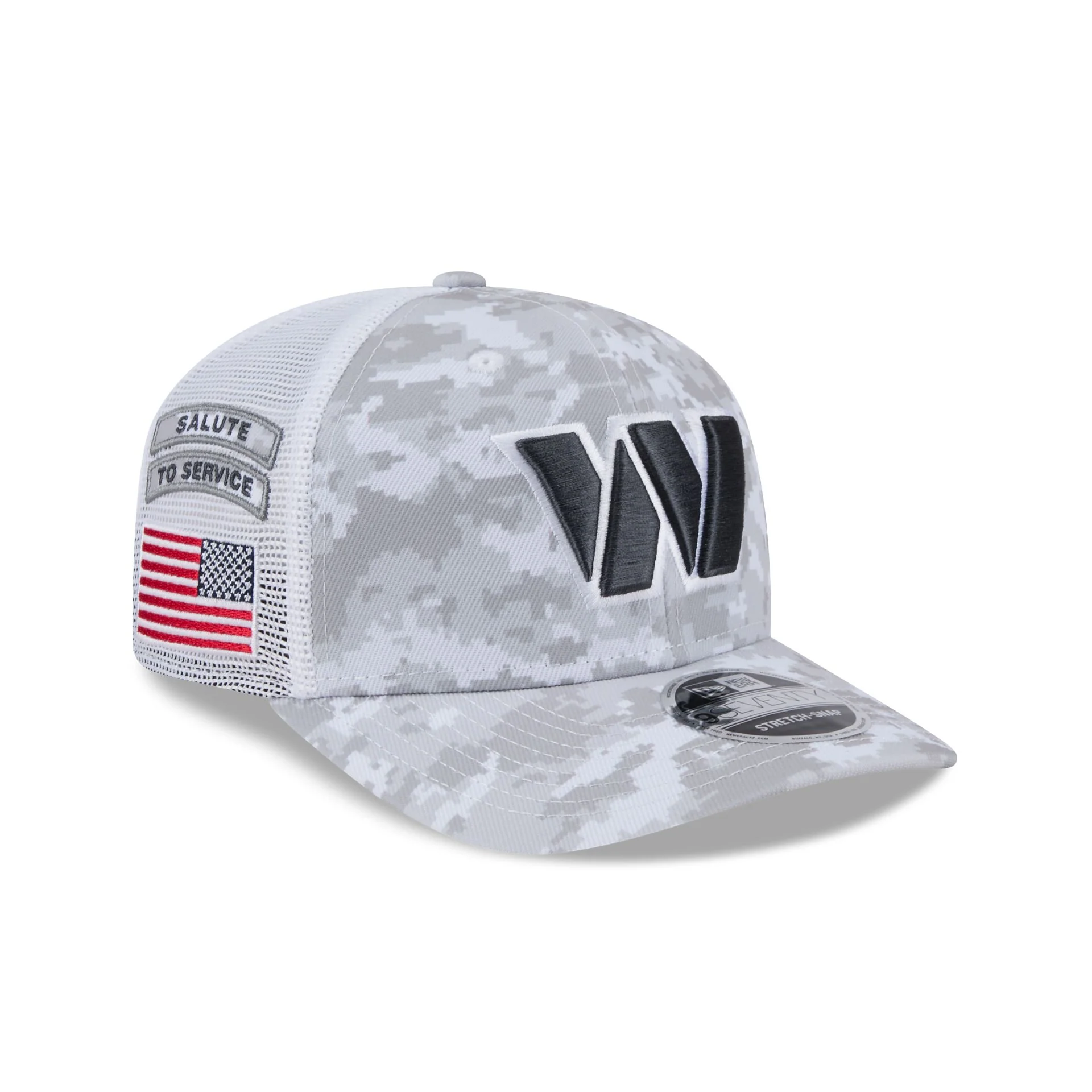 Washington Commanders 2024 Salute to Service 9SEVENTY Trucker Hat