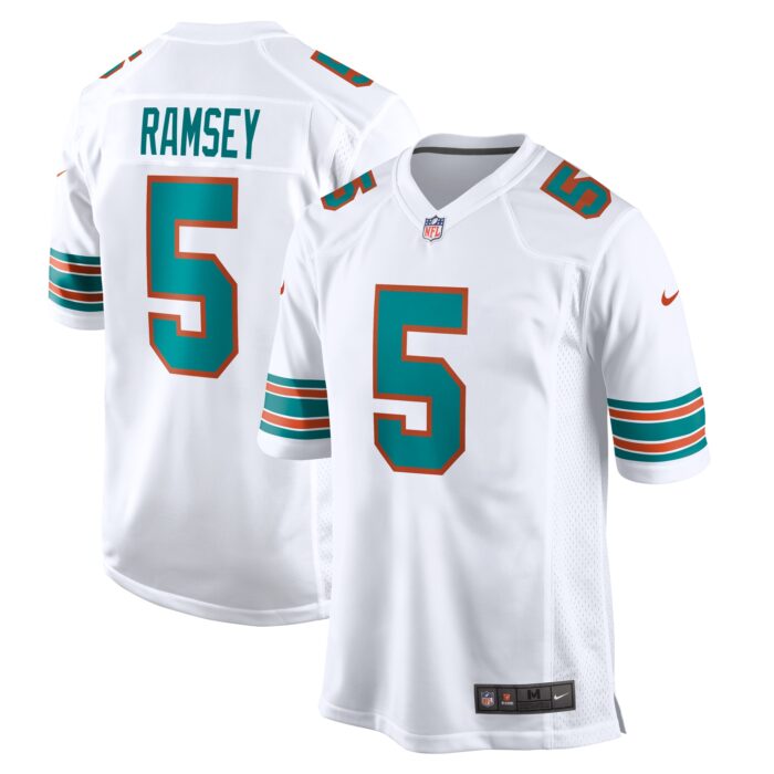 Men’s Miami Dolphins Jalen Ramsey Nike White Alternate Game Jersey