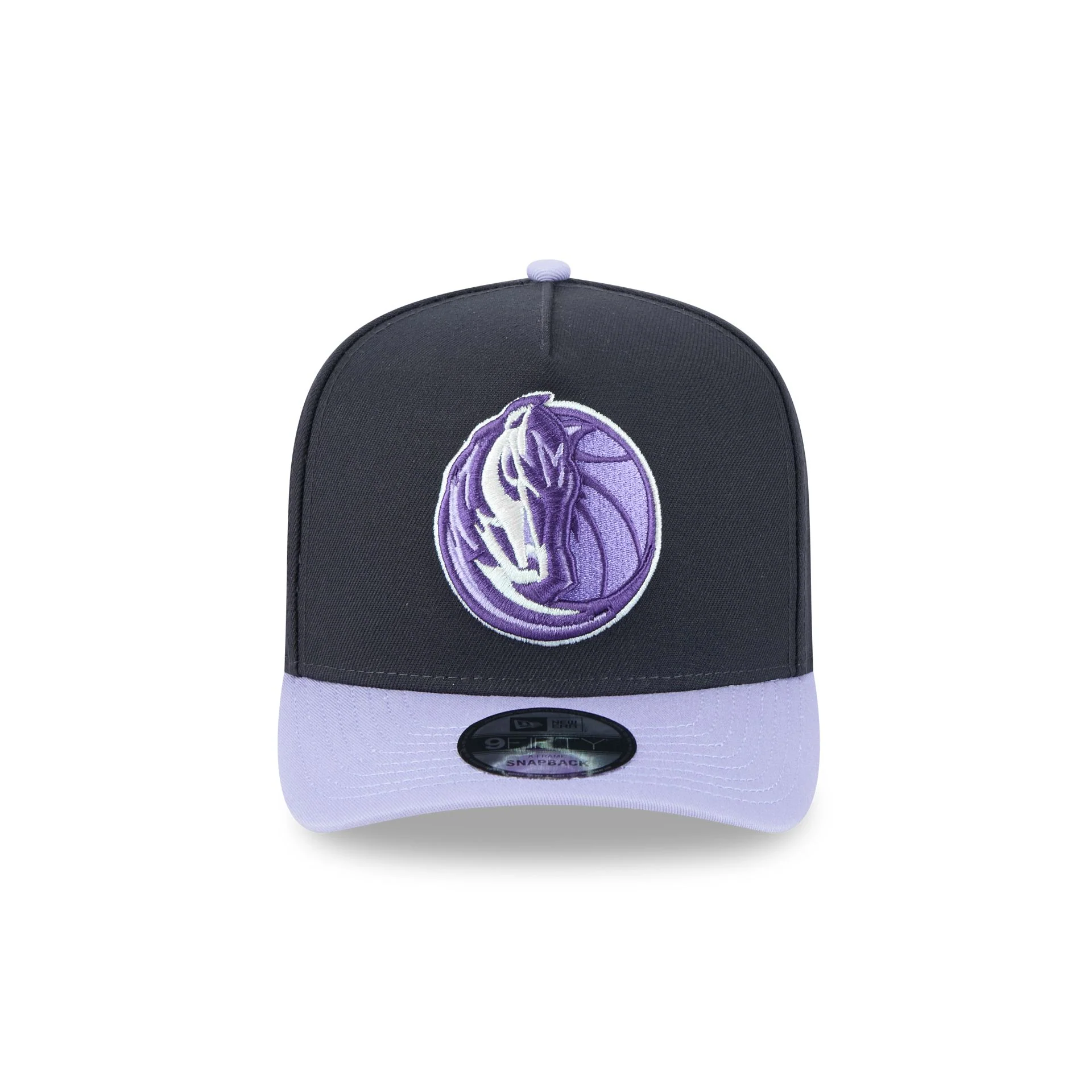 Dallas Mavericks Navy Lavender 9FIFTY A-Frame Snapback Hat