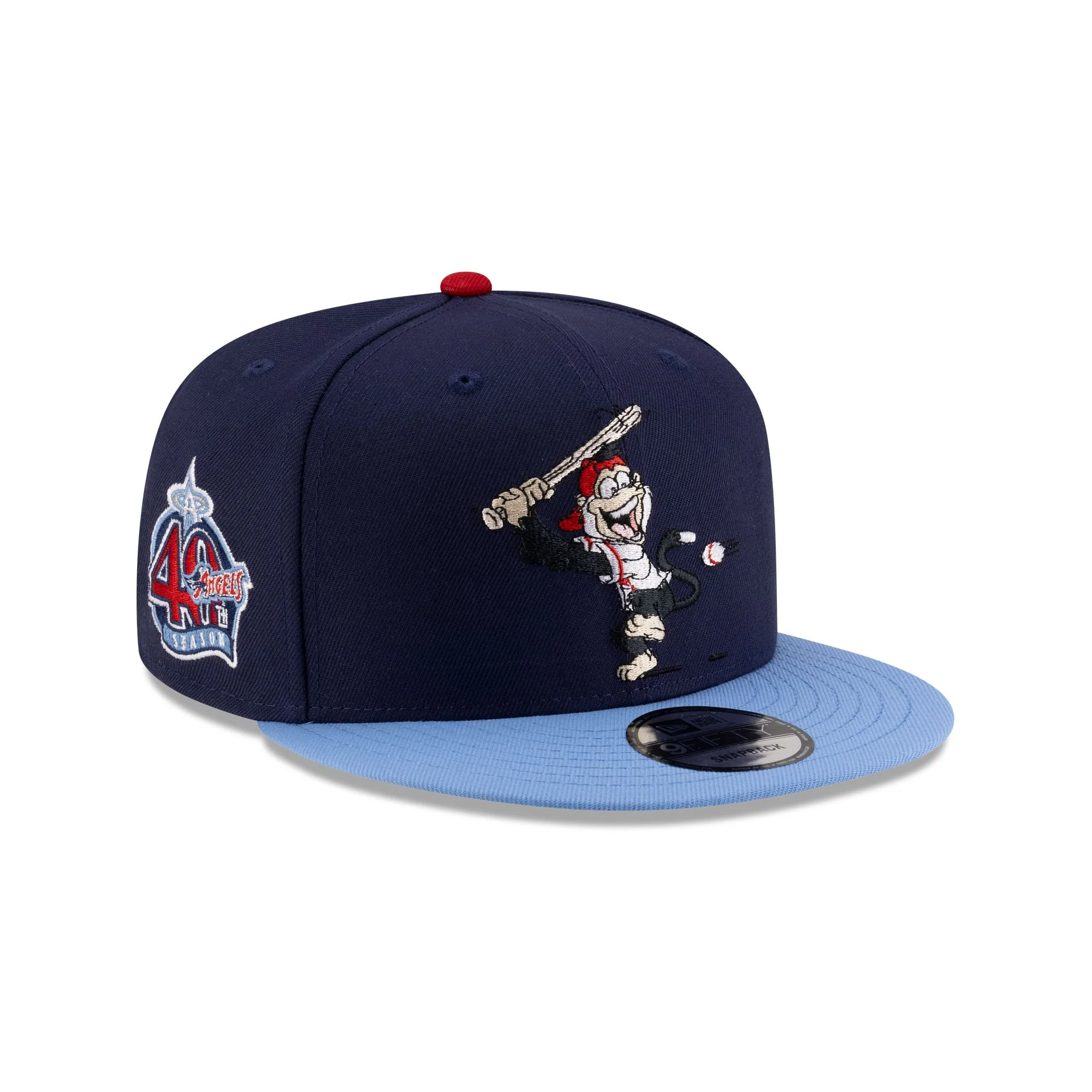 Los Angeles Angels Mascot Light Navy 9FIFTY Snapback Hat