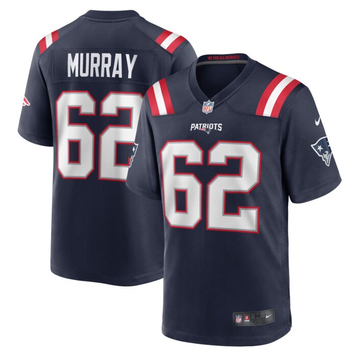 Men’s New England Patriots Bill Murray Nike Navy Game Player Jersey
