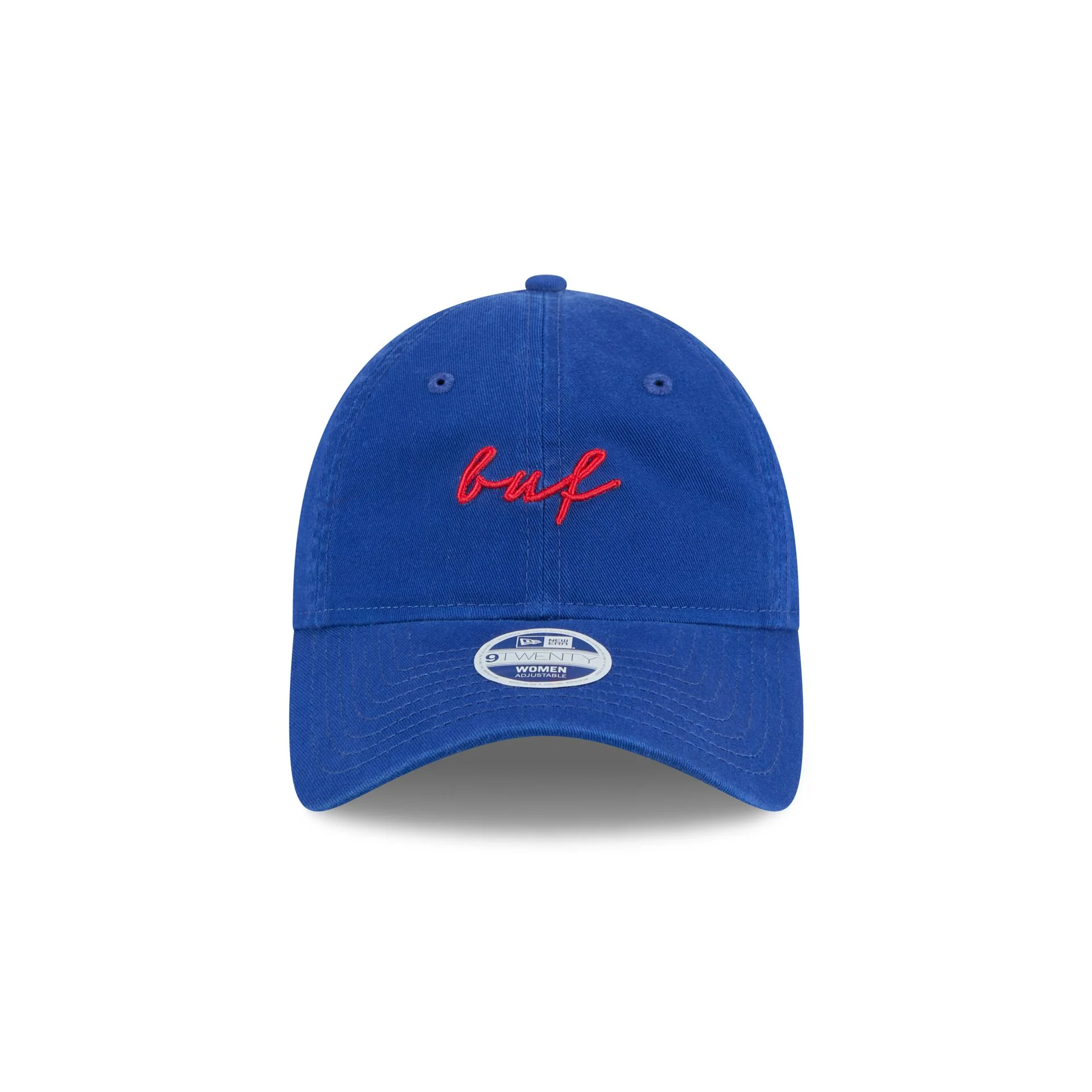 Buffalo Bills Women's Script 9TWENTY Adjustable Hat