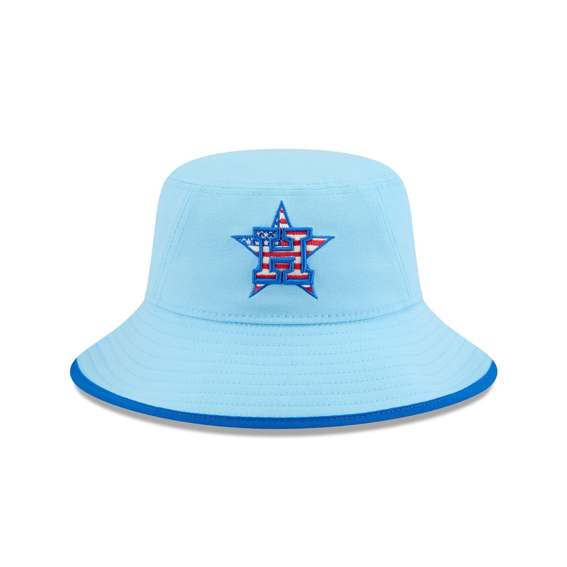 Houston Astros Independence Day 2025 Stretch Bucket Hat