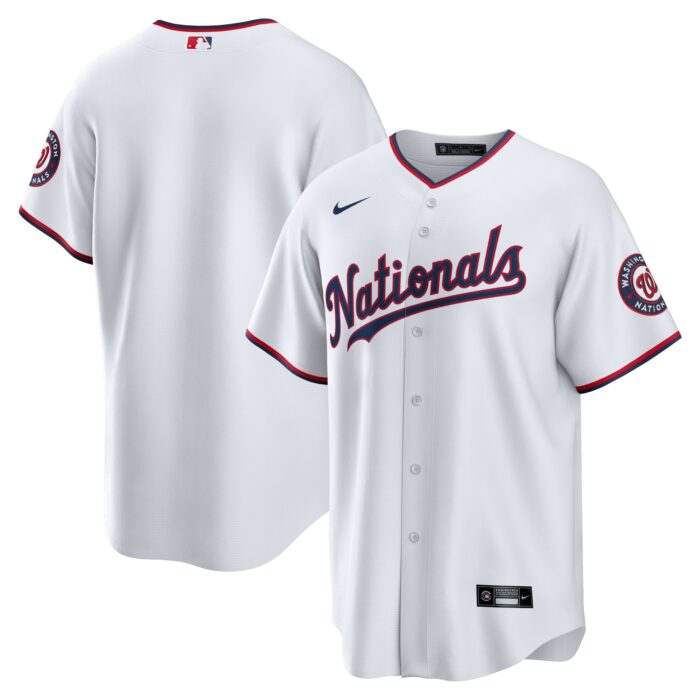 Men’s Washington Nationals Nike White Alternate Replica Team Jersey