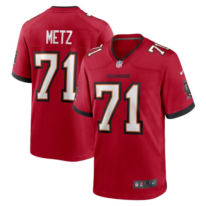 Men’s Tampa Bay Buccaneers Lorenz Metz Nike Red Game Jersey