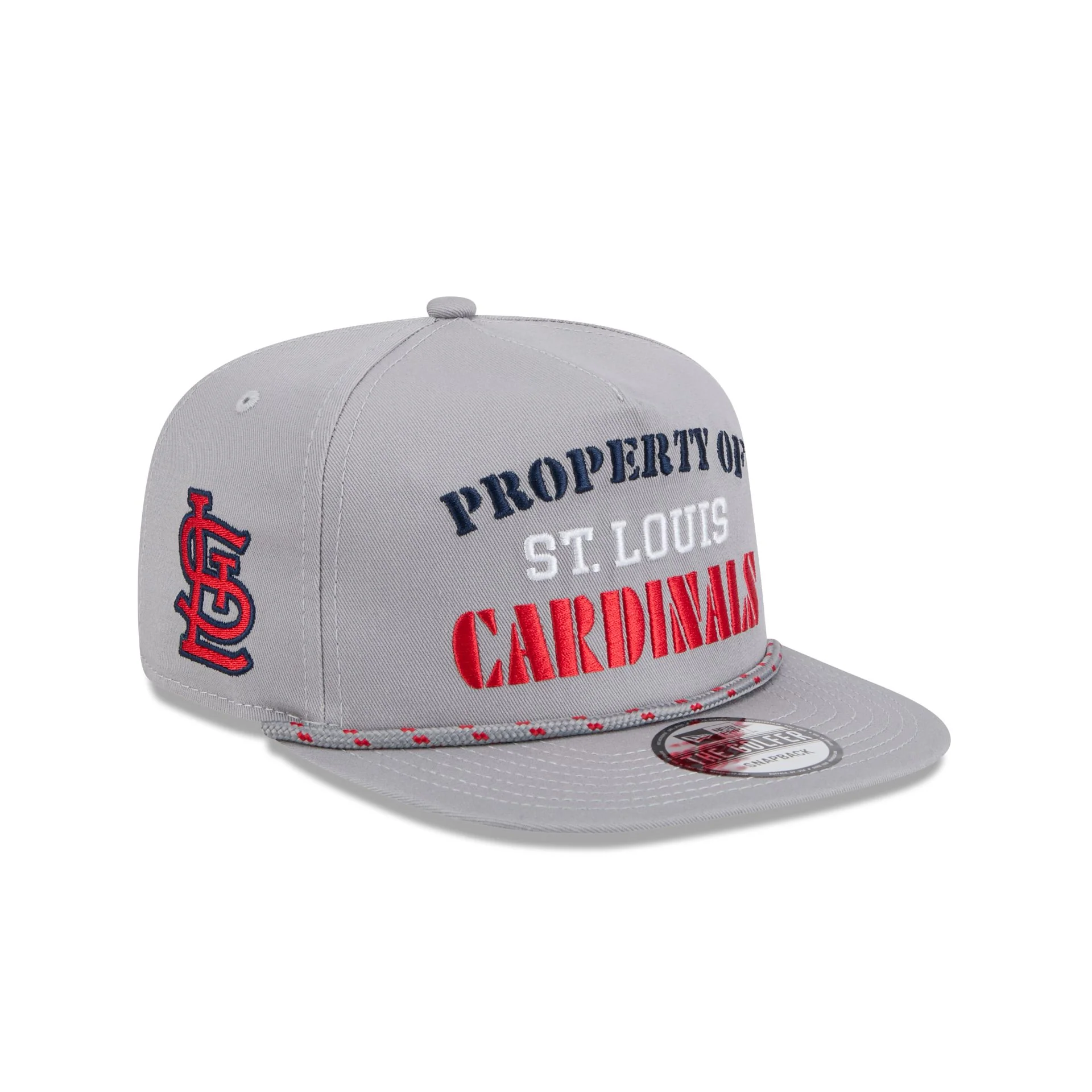 St. Louis Cardinals Vintage Gray Rope Golfer Hat