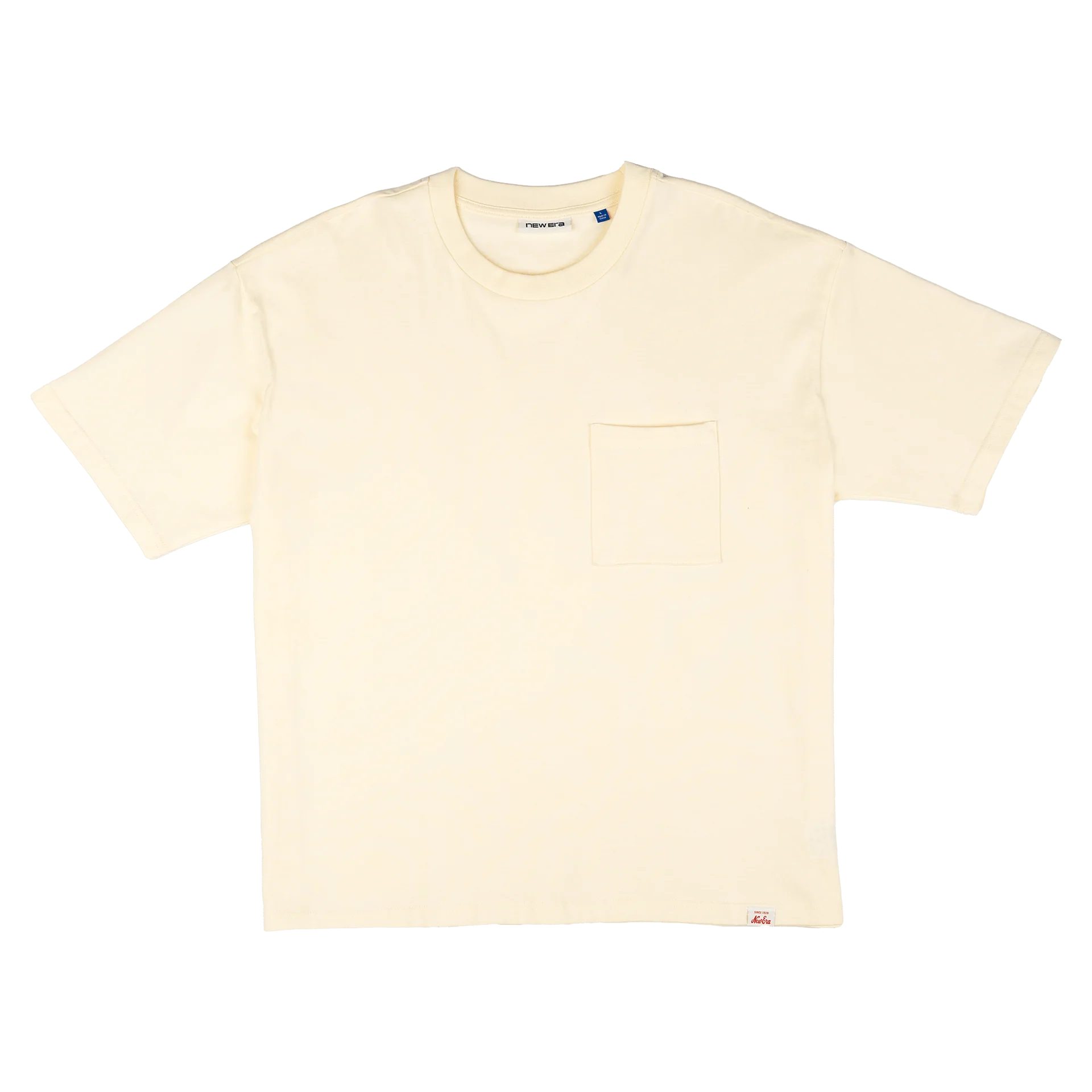 New Era Branded Alden Heavyweight Chrome White Pocket T-Shirt