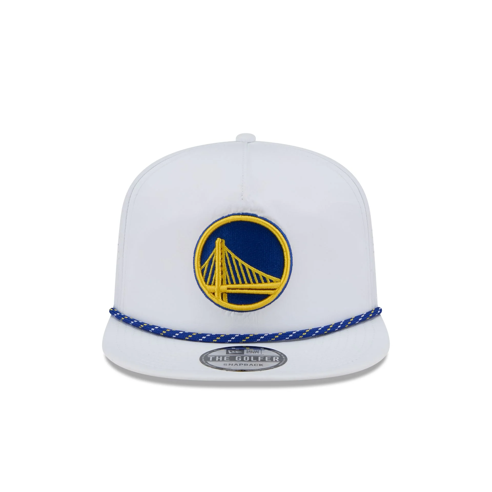 Golden State Warriors Optic White Performance Rope Golfer Hat