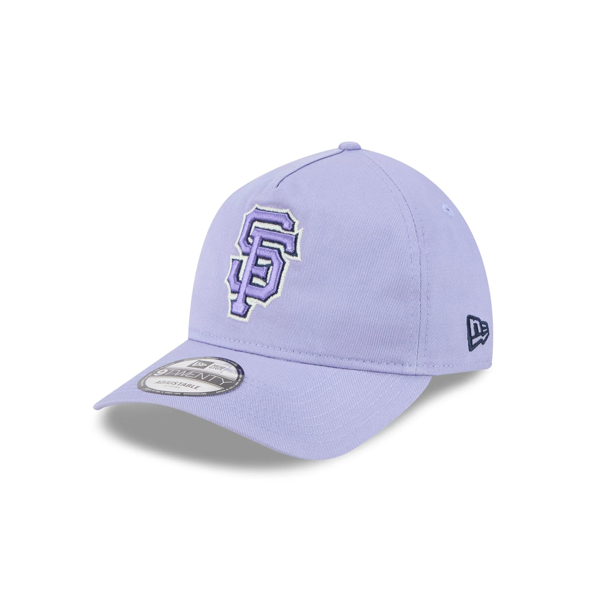 San Francisco Giants Lavender 9TWENTY A-Frame Adjustable Hat