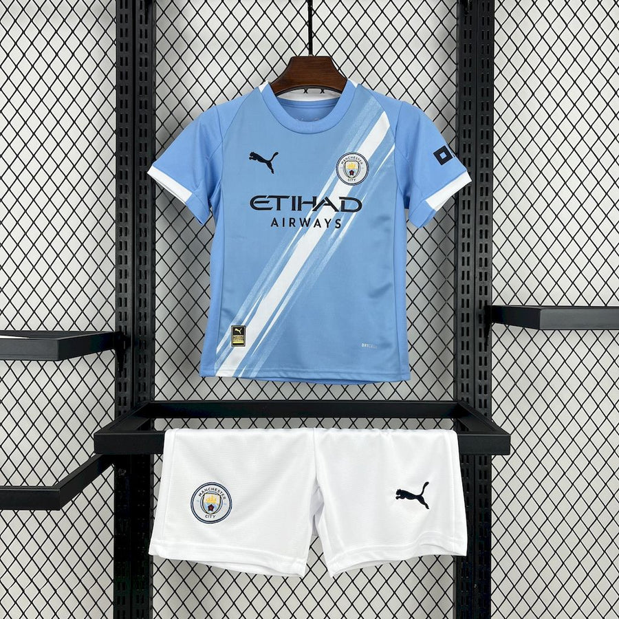 Manchester City Home 25/26 Kit Kids