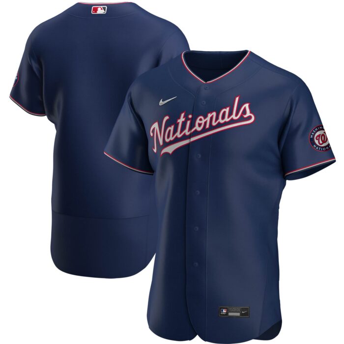 Men’s Washington Nationals Nike Navy Alternate Authentic Team Jersey