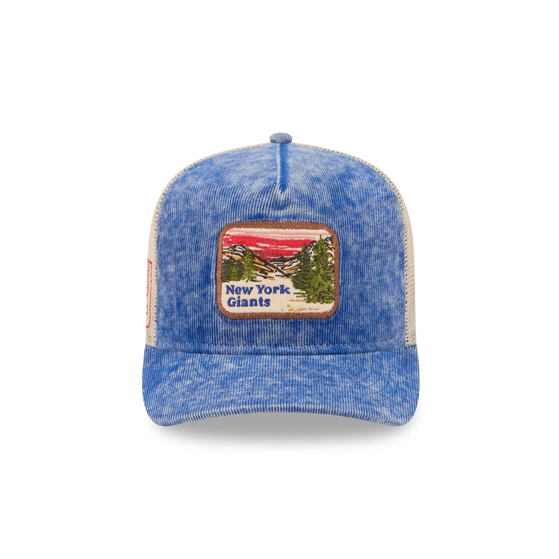 New York Giants Vintage Landscape 9FIFTY A-Frame Trucker Hat
