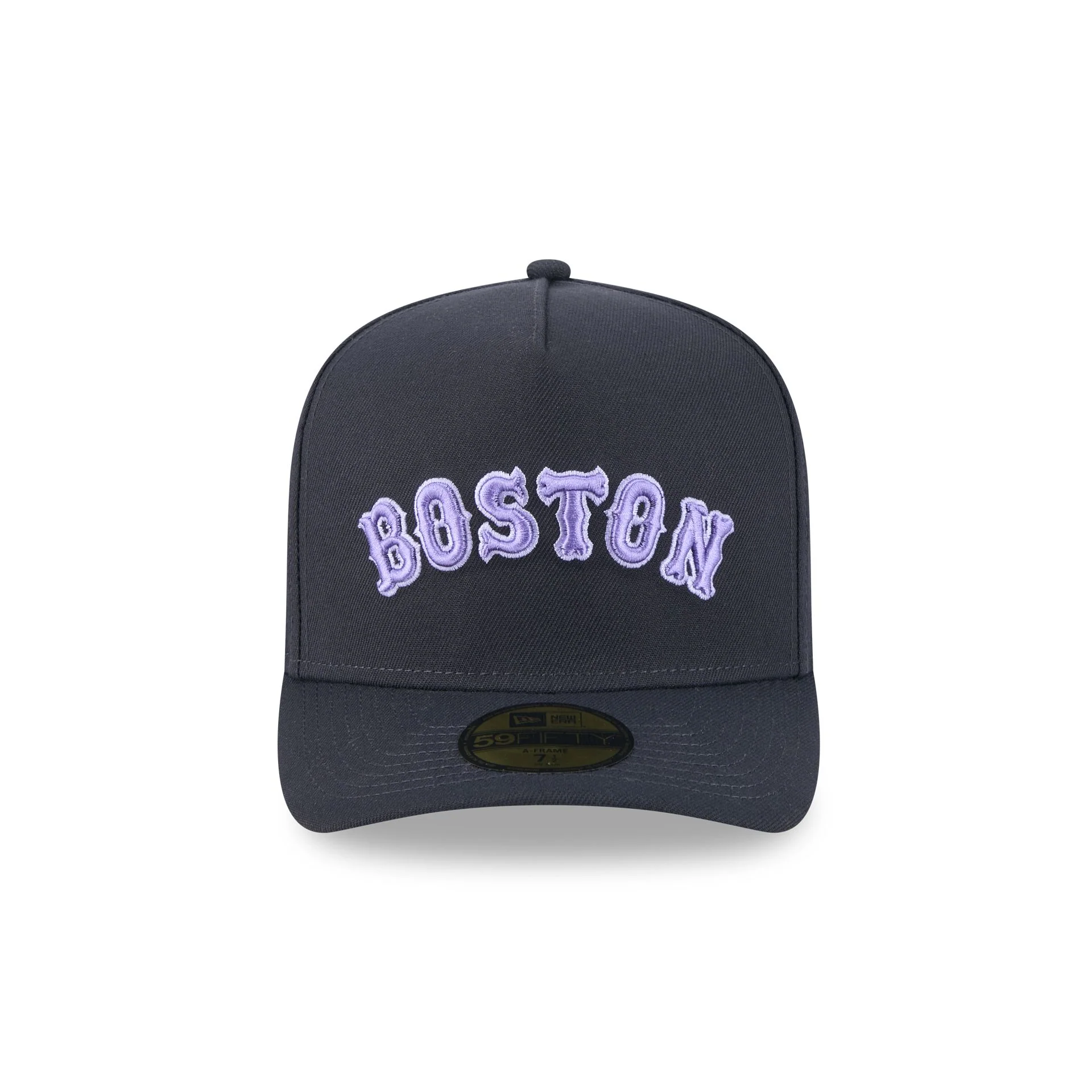 Boston Red Sox Navy Lavender 59FIFTY A-Frame Fitted Hat