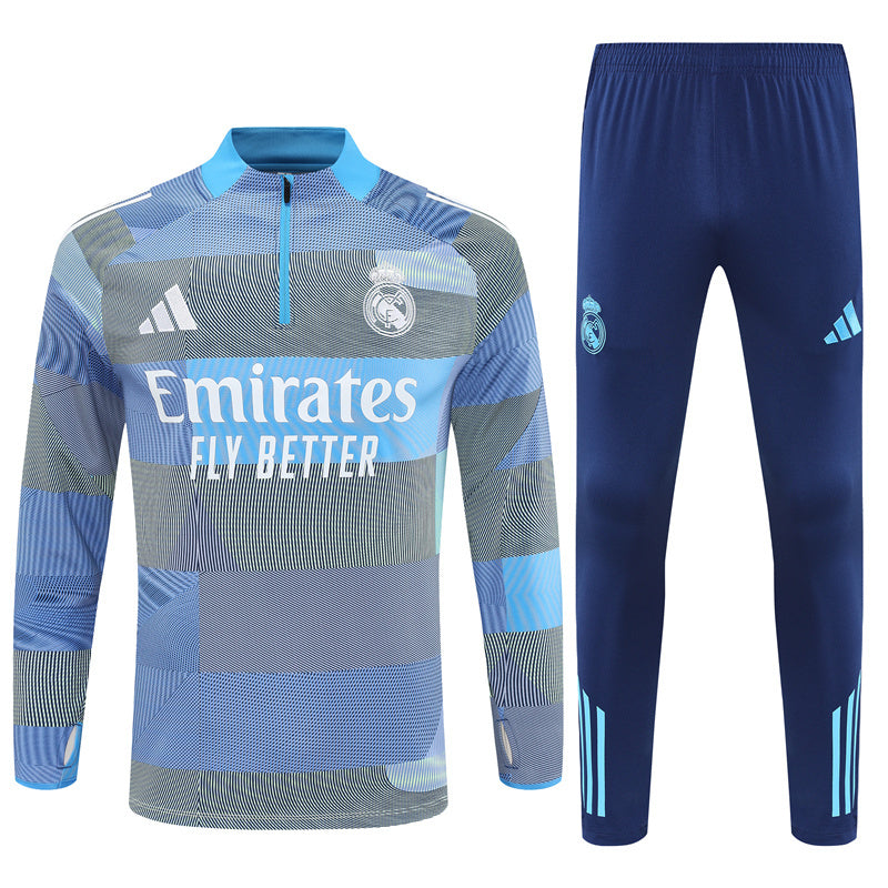 Tracksuit Real Madrid Blue/Gray Training 25/26
