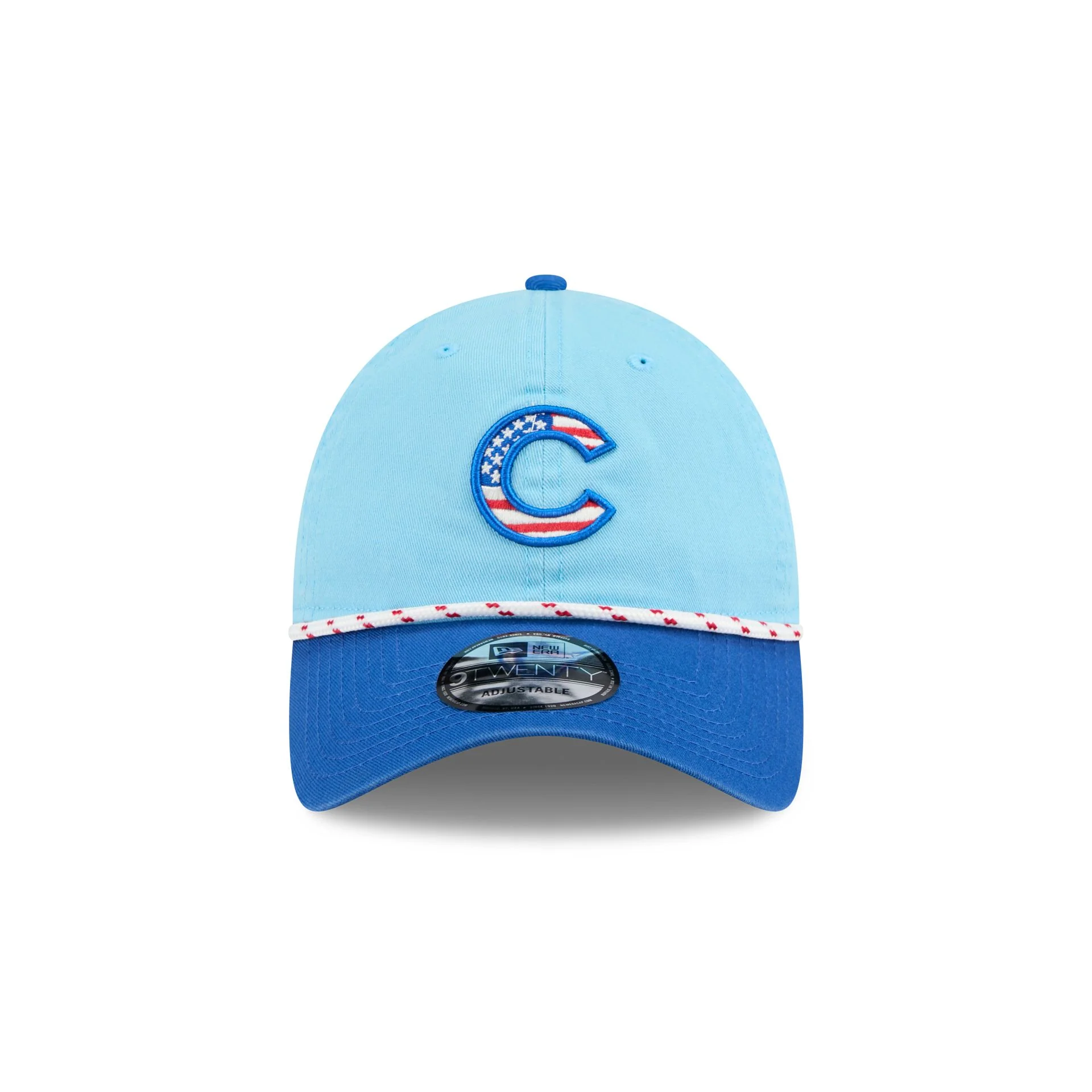 Chicago Cubs Independence Day 2025 9TWENTY Adjustable Hat