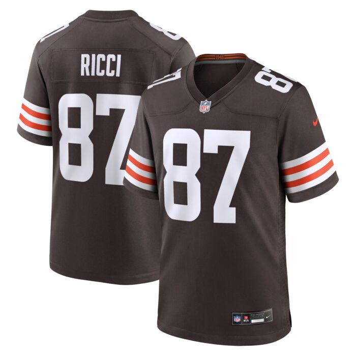 Men’s Cleveland Browns Giovanni Ricci Nike Brown Game Jersey
