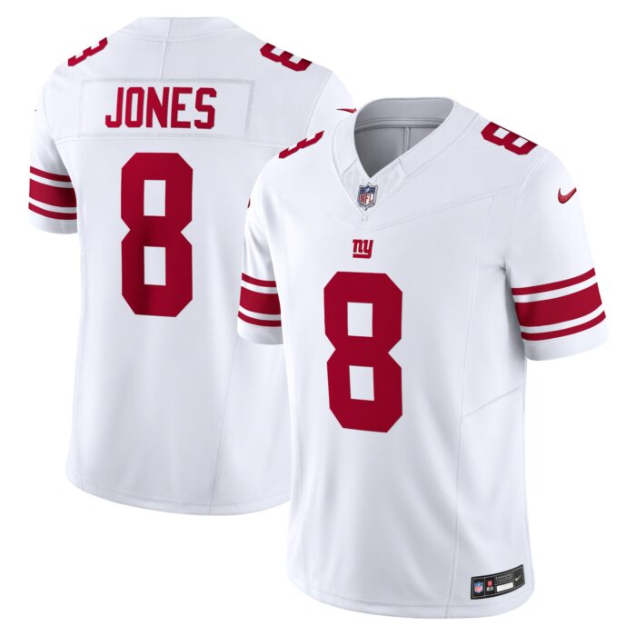 Men’s New York Giants Daniel Jones Nike White Vapor F.U.S.E. Limited Jersey