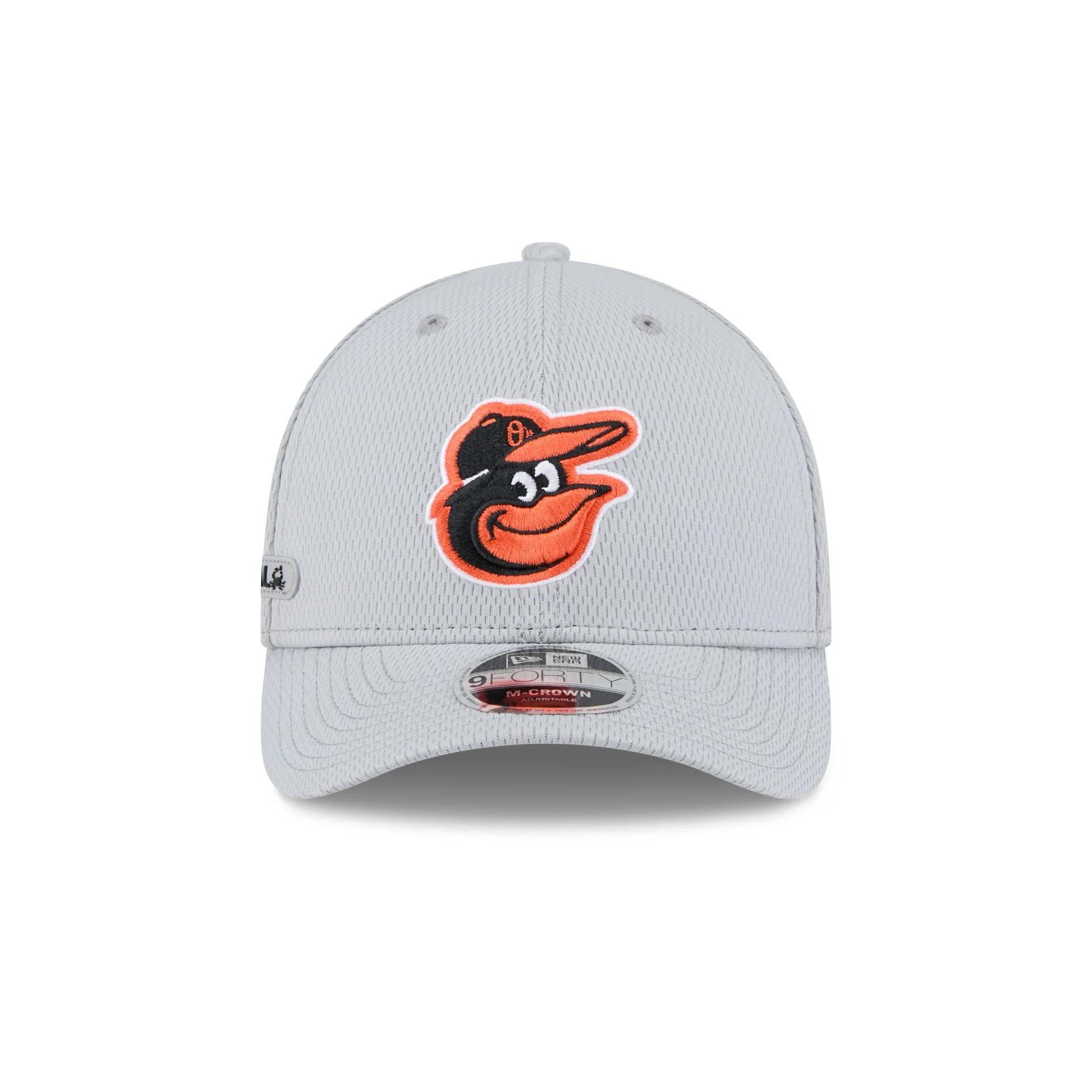 Baltimore Orioles 2025 Clubhouse Gray 9FORTY M-Crown Snapback Hat