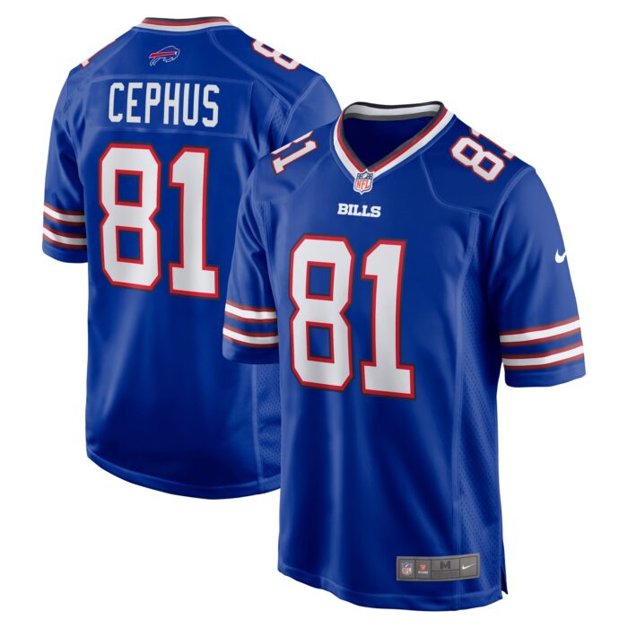 Men’s Buffalo Bills Quintez Cephus Nike Royal Team Game Jersey