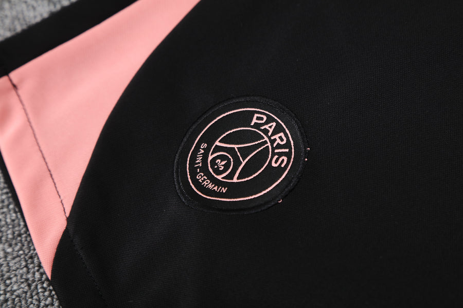 Kit Shirt + Shorts PSG Black/Pink Training 25/26