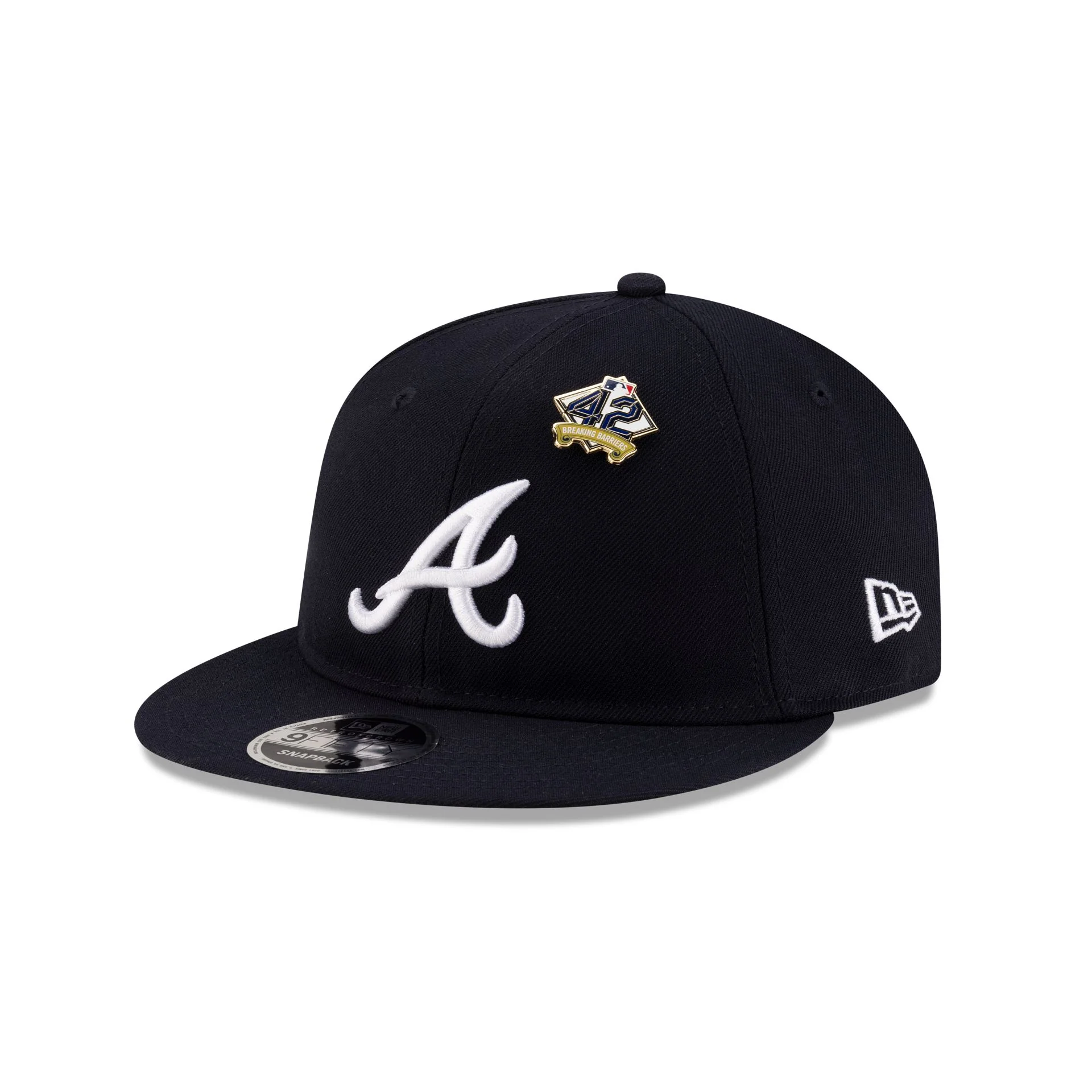 Atlanta Braves Jackie Robinson Day 2025 Retro Crown 9FIFTY Snapback Hat