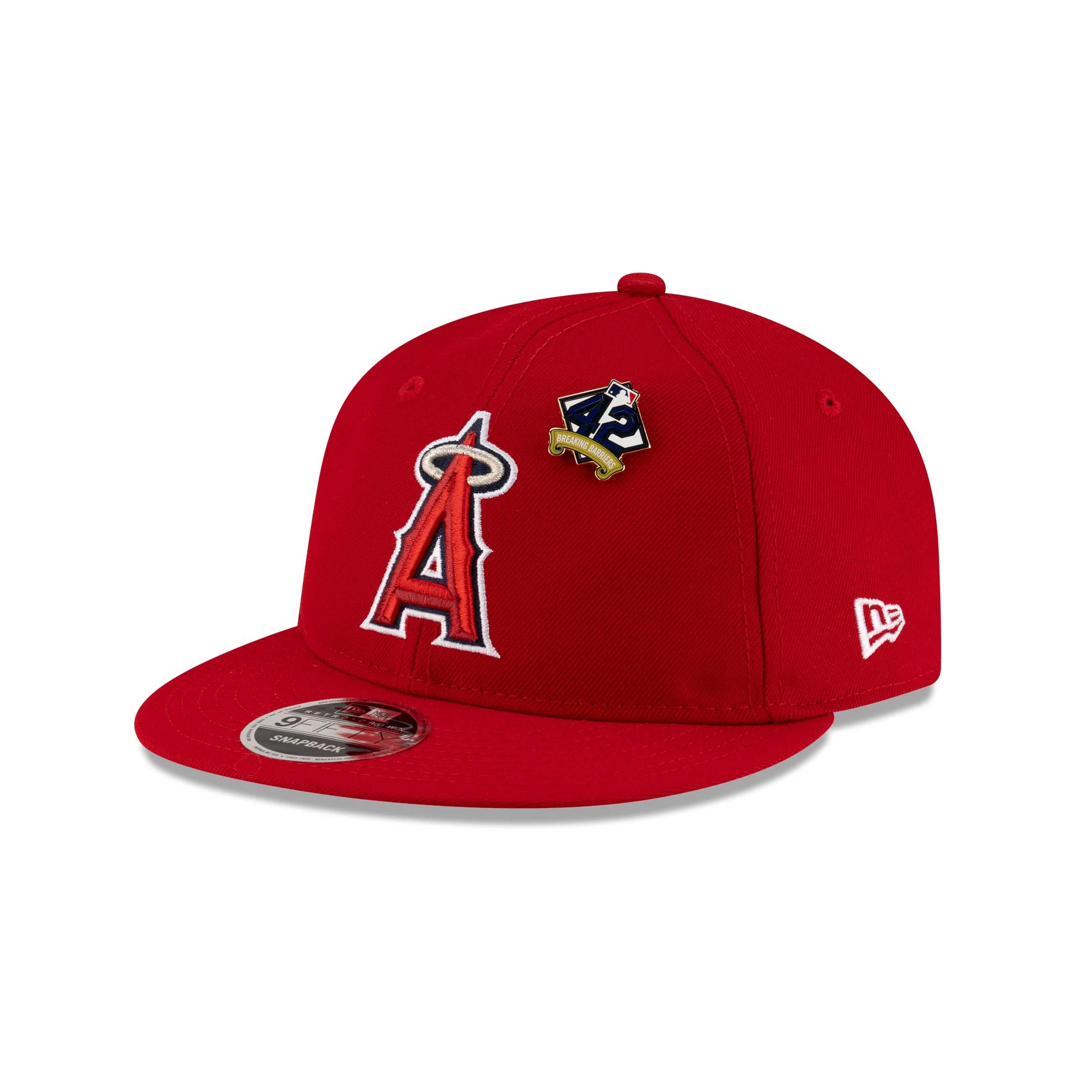 Los Angeles Angels Jackie Robinson Day 2025 Retro Crown 9FIFTY Snapback Hat