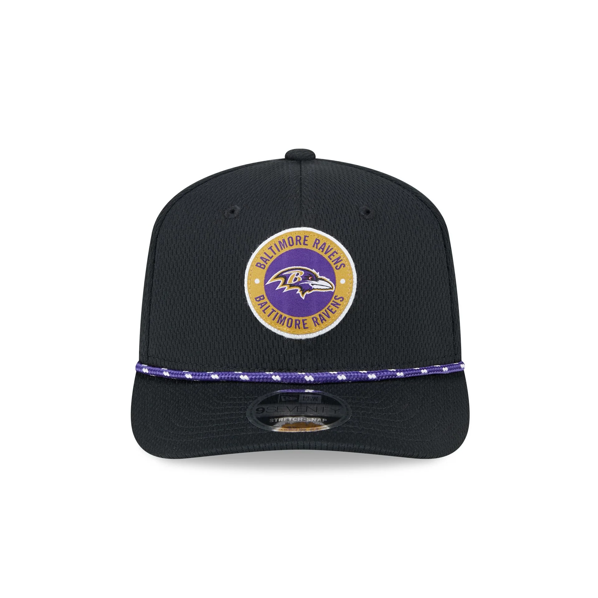 Baltimore Ravens 2024 Sideline 9SEVENTY Stretch-Snap Hat