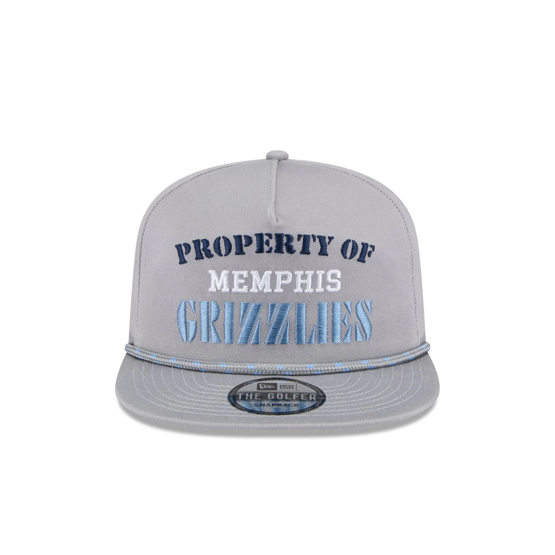 Memphis Grizzlies Vintage Gray Rope Golfer Hat