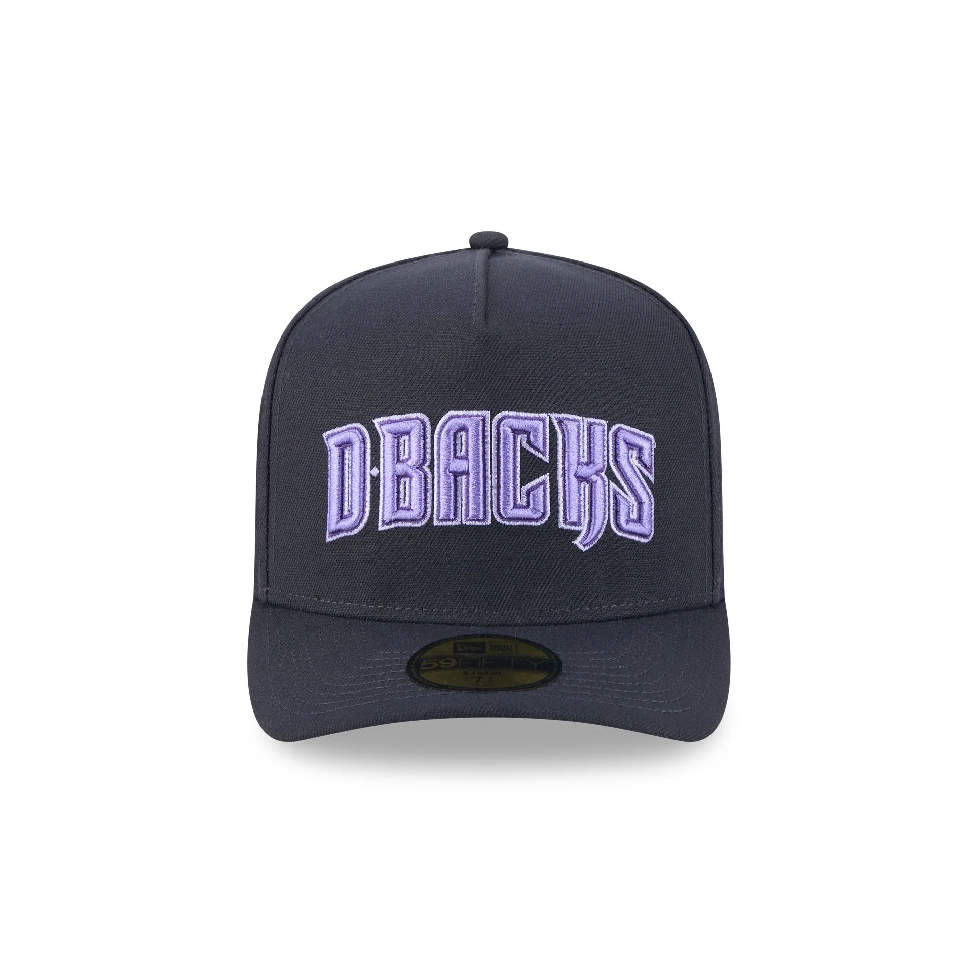 Arizona Diamondbacks Navy Lavender 59FIFTY A-Frame Fitted Hat