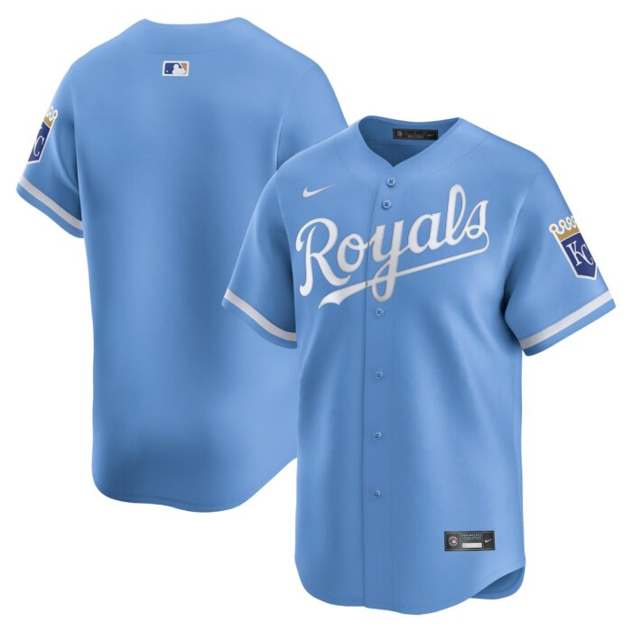 Men’s Kansas City Royals  Nike Light Blue  Alternate Limited Jersey