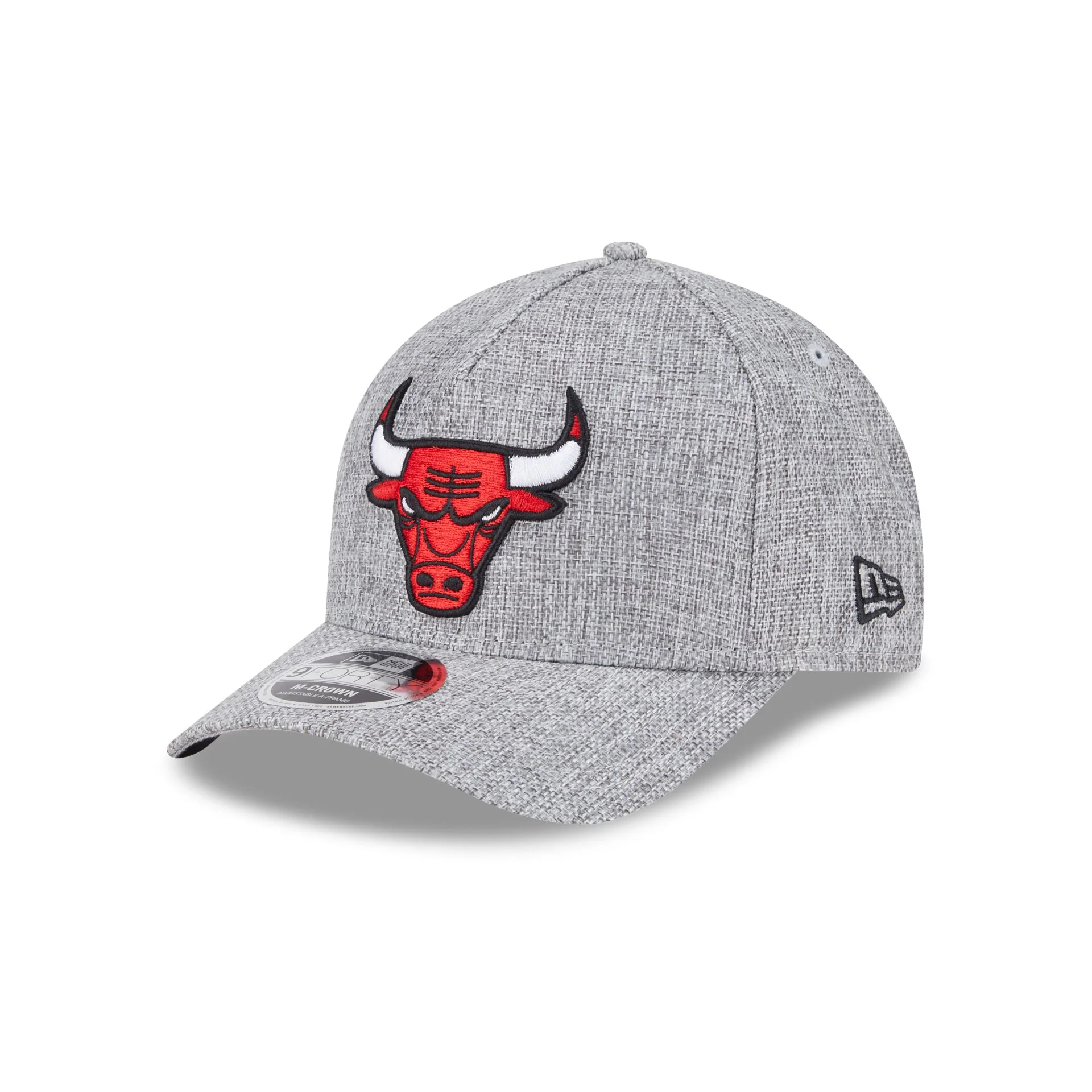 Chicago Bulls Cotton Weave Gray 9FORTY M-Crown A-Frame Snapback Hat