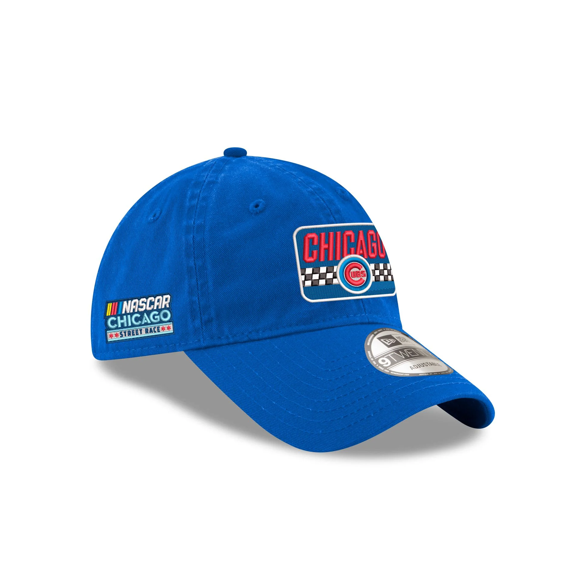 Chicago Cubs x NASCAR Chicago Street Race Blue 9TWENTY Adjustable Hat