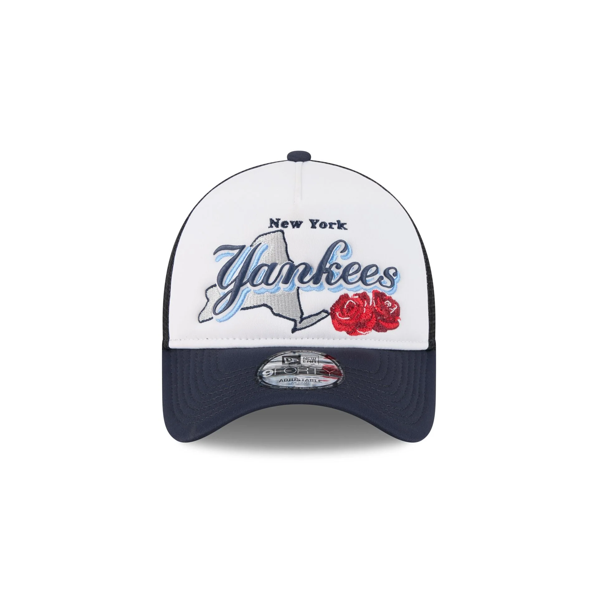 New York Yankees State Flower 9FORTY A-Frame Trucker Hat