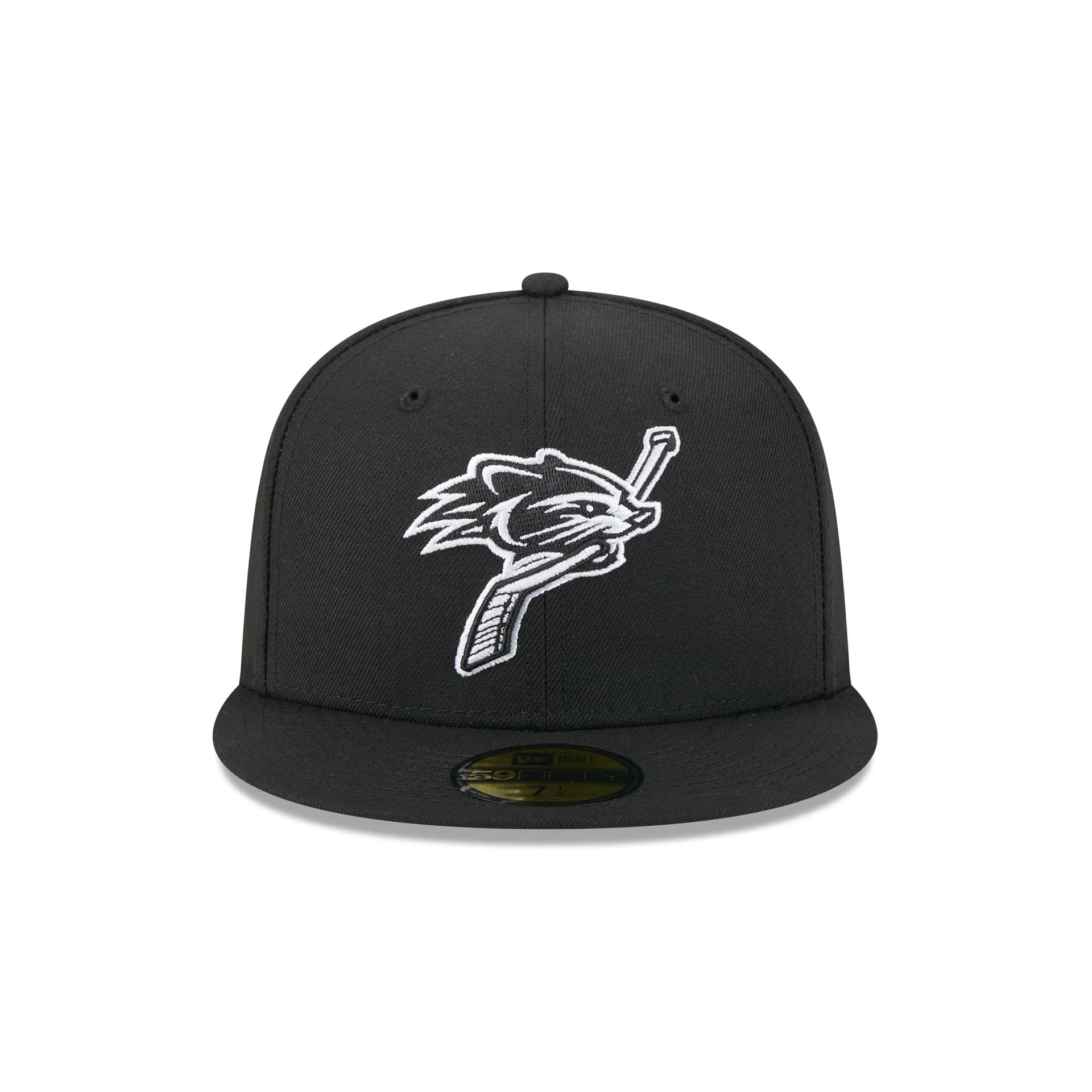 New Hampshire Fisher Cats Theme Night Black 59FIFTY Fitted Hat