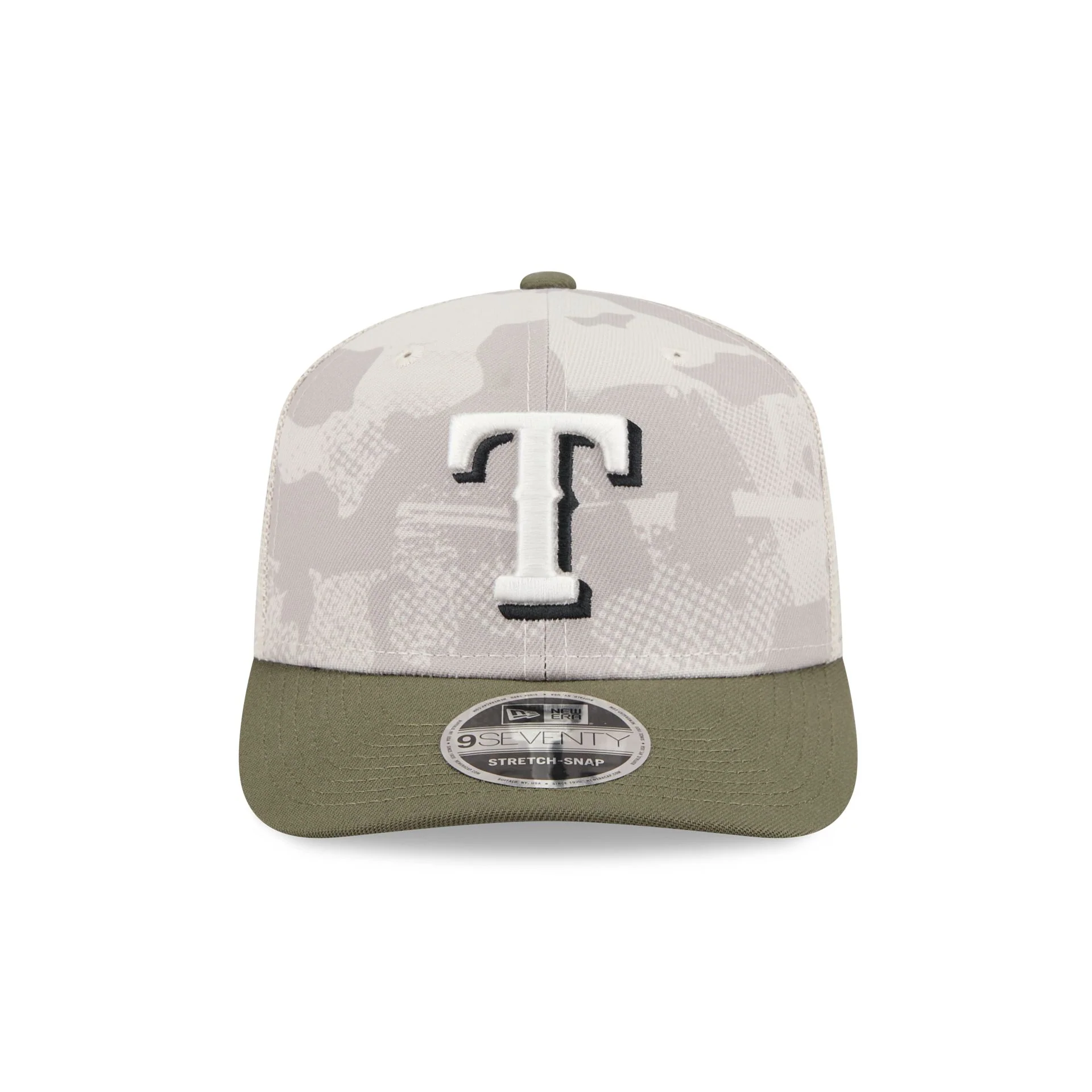 Texas Rangers Armed Forces Day 2025 9SEVENTY Trucker Hat