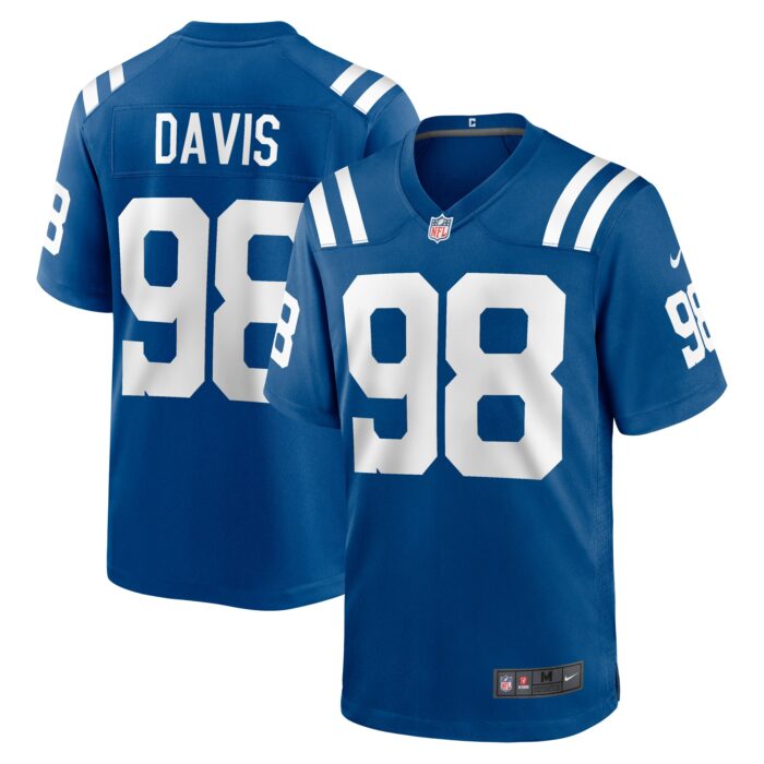Men’s Indianapolis Colts Raekwon Davis Nike Royal Game Jersey