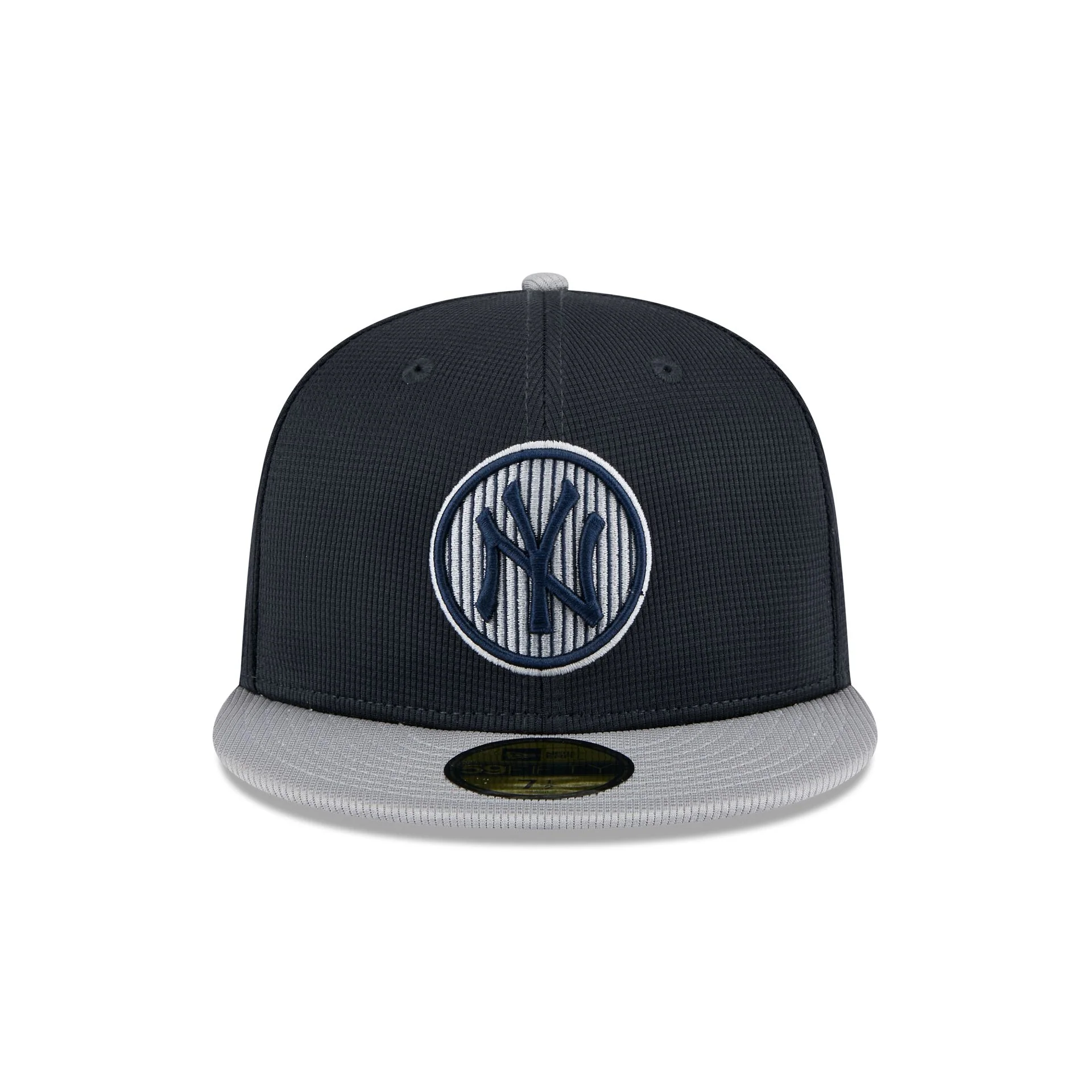 New York Yankees 2025 Batting Practice Gray 59FIFTY Fitted Hat
