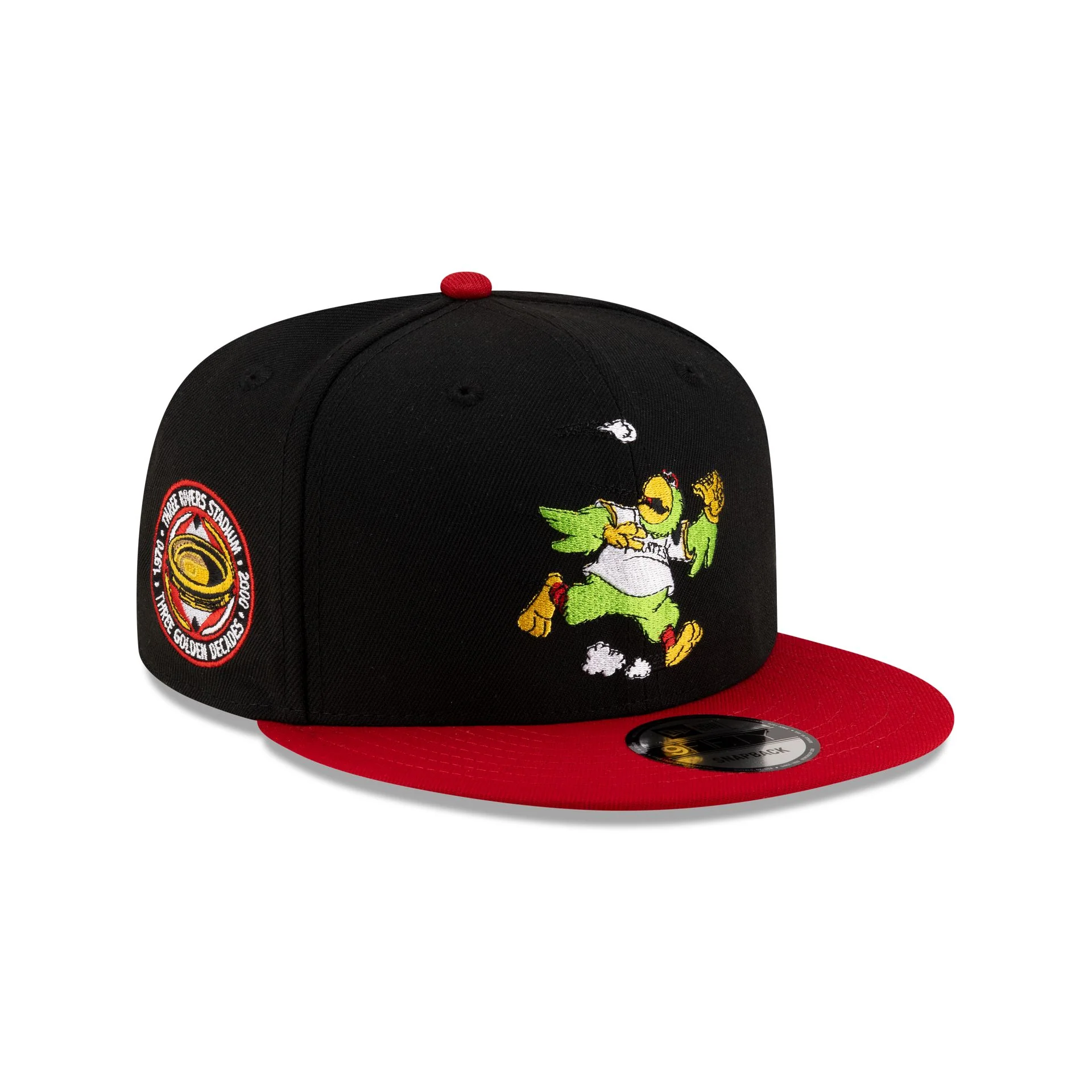 Pittsburgh Pirates Mascot Black 9FIFTY Snapback Hat