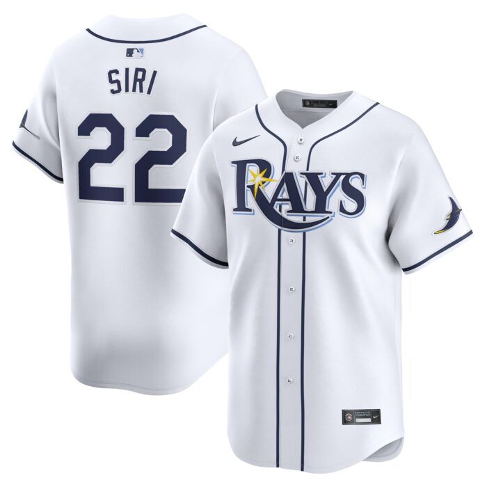 Men’s Tampa Bay Rays Jose Siri Nike White Home Limited Player Jersey