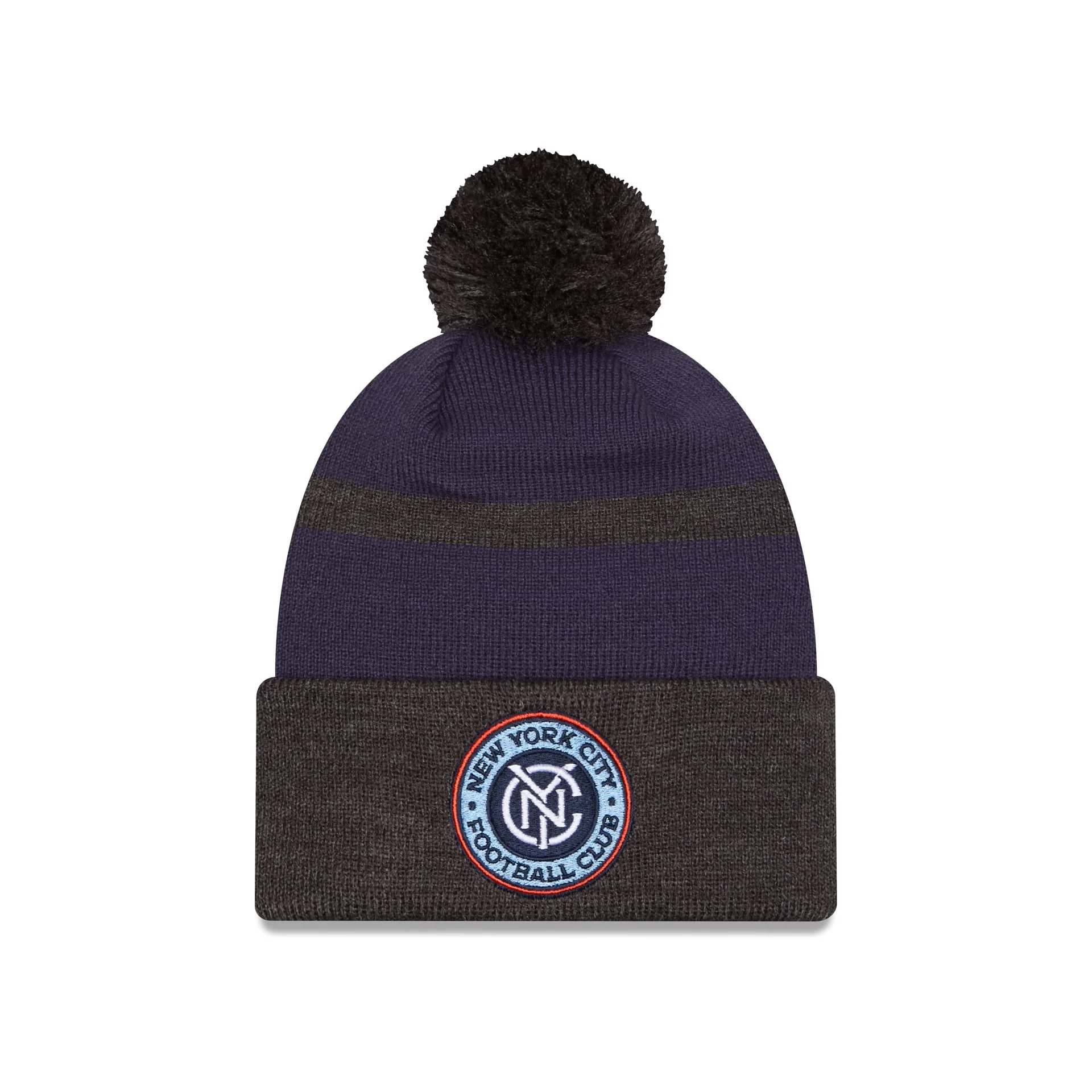 New York City FC 2025 MLS Kickoff Pom Knit Hat