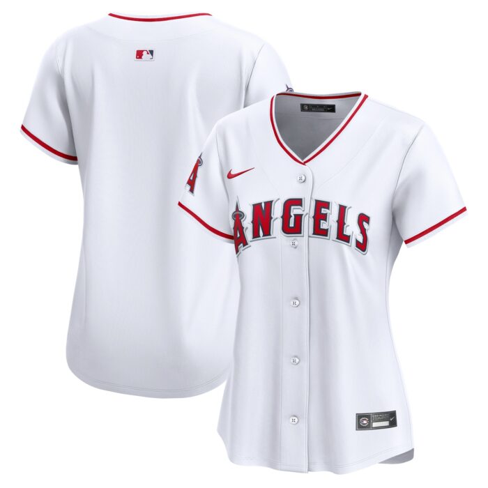 Women’s Los Angeles Angels Nike White Home Limited Jersey