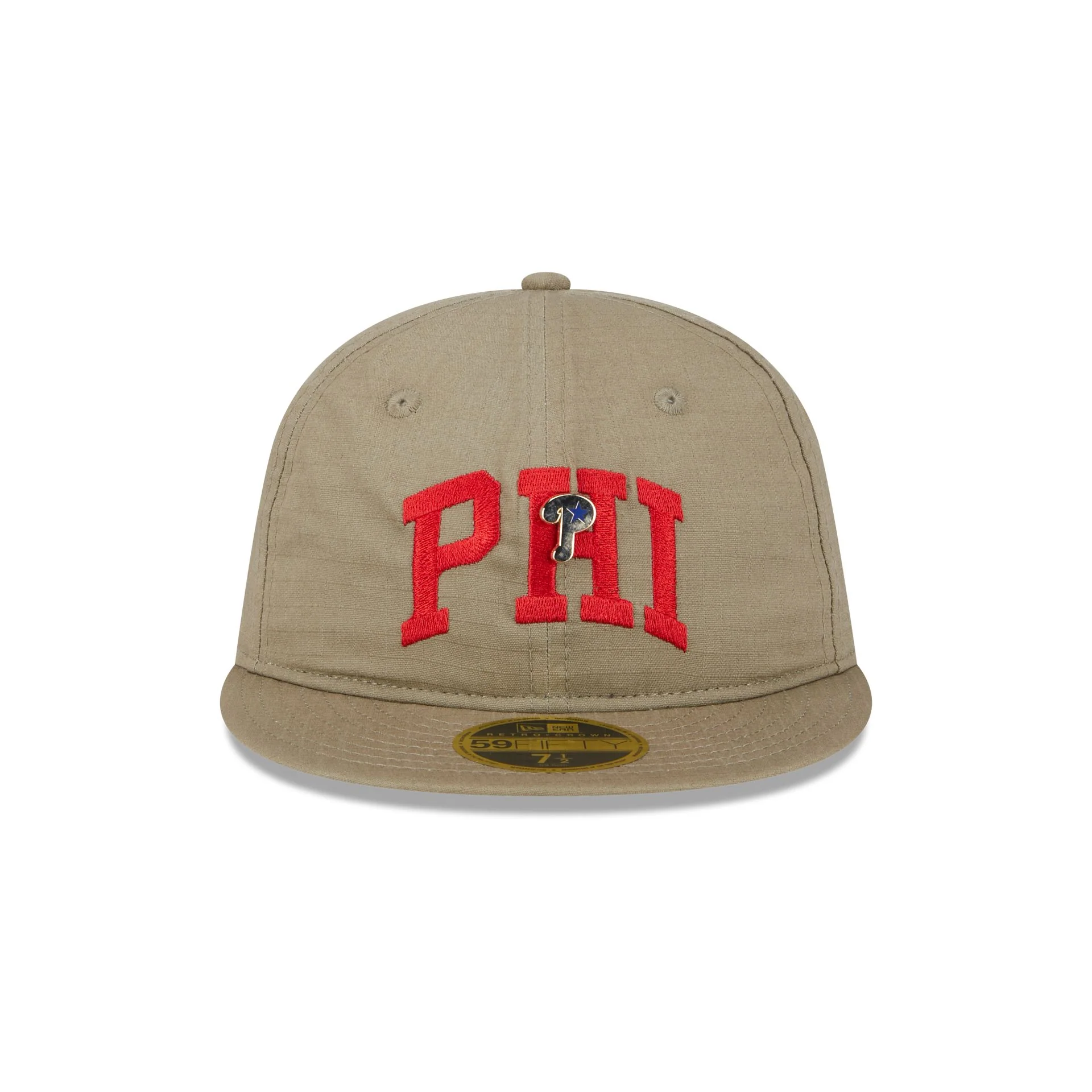 Philadelphia Phillies Logo Pin Retro Crown 59FIFTY Fitted Hat