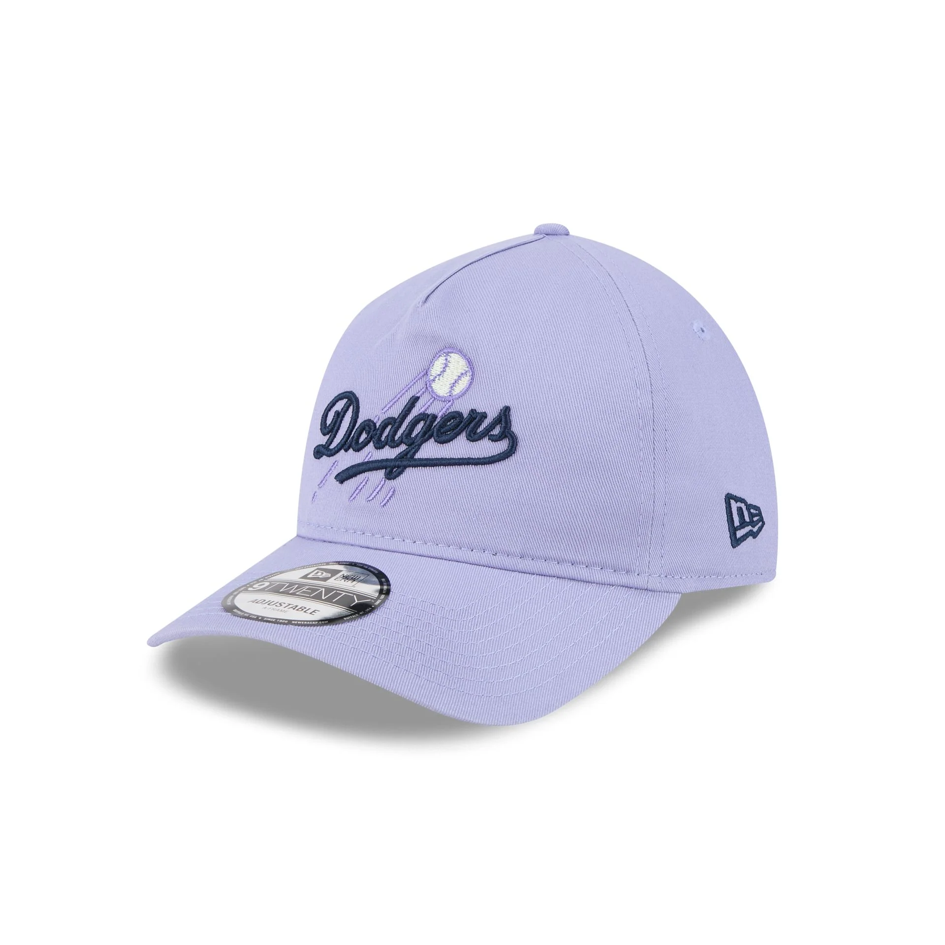 Brooklyn Dodgers Lavender 9TWENTY A-Frame Adjustable Hat