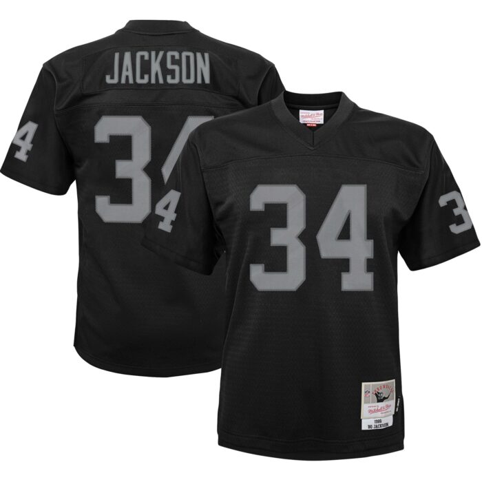 Infant Las Vegas Raiders Bo Jackson Mitchell & Ness Black 1988 Retired Legacy Jersey