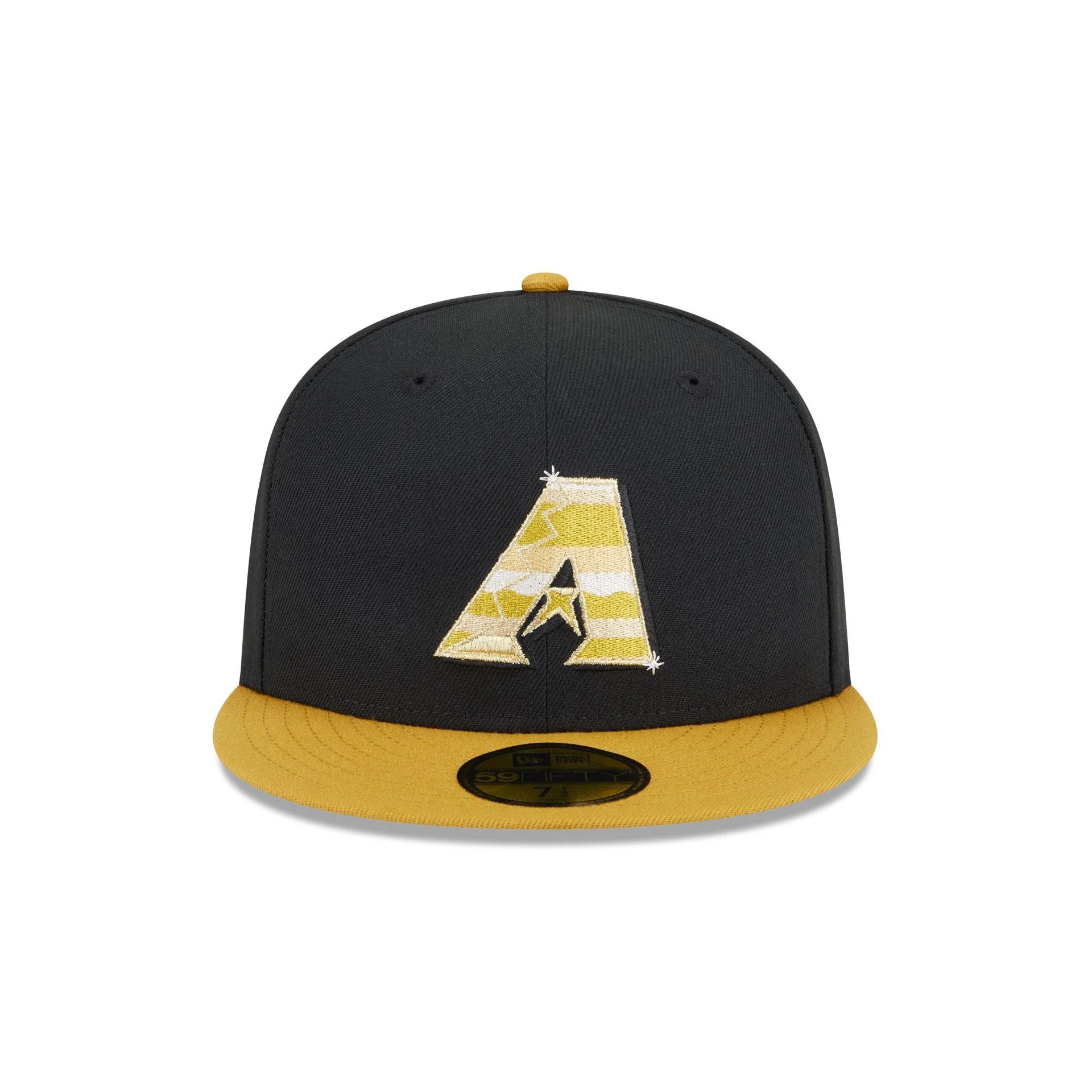 Arizona Diamondbacks Metallic Gold Logo 59FIFTY Fitted Hat
