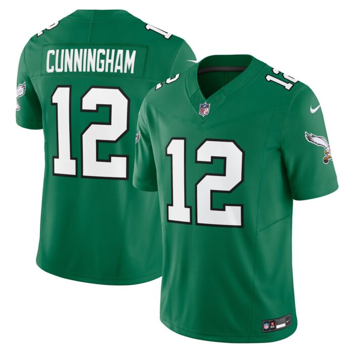 Men’s Philadelphia Eagles Randall Cunningham Nike Kelly Green Alternate Vapor F.U.S.E. Limited Jersey