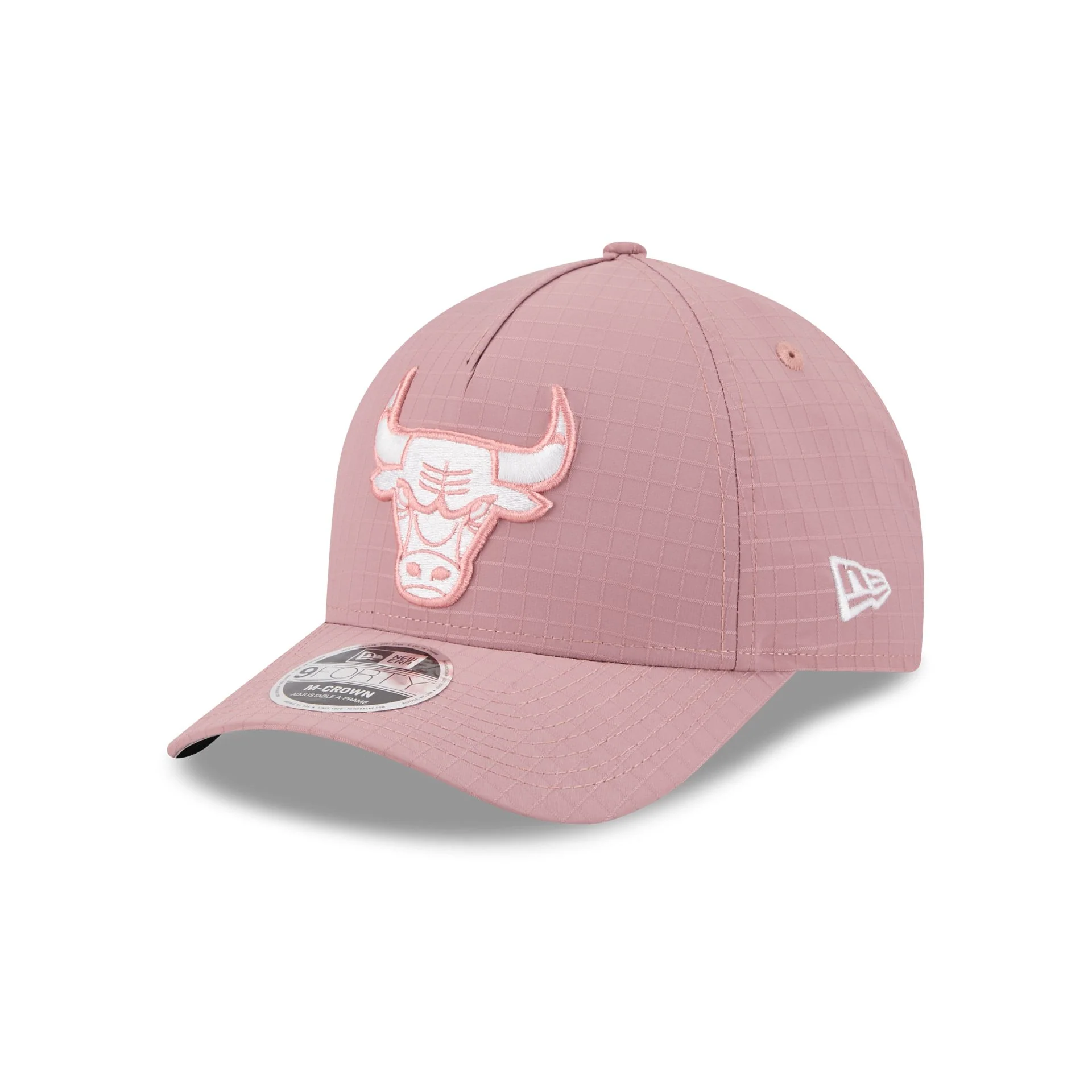 Chicago Bulls Pink Ripstop 9FORTY M-Crown A-Frame Snapback Hat