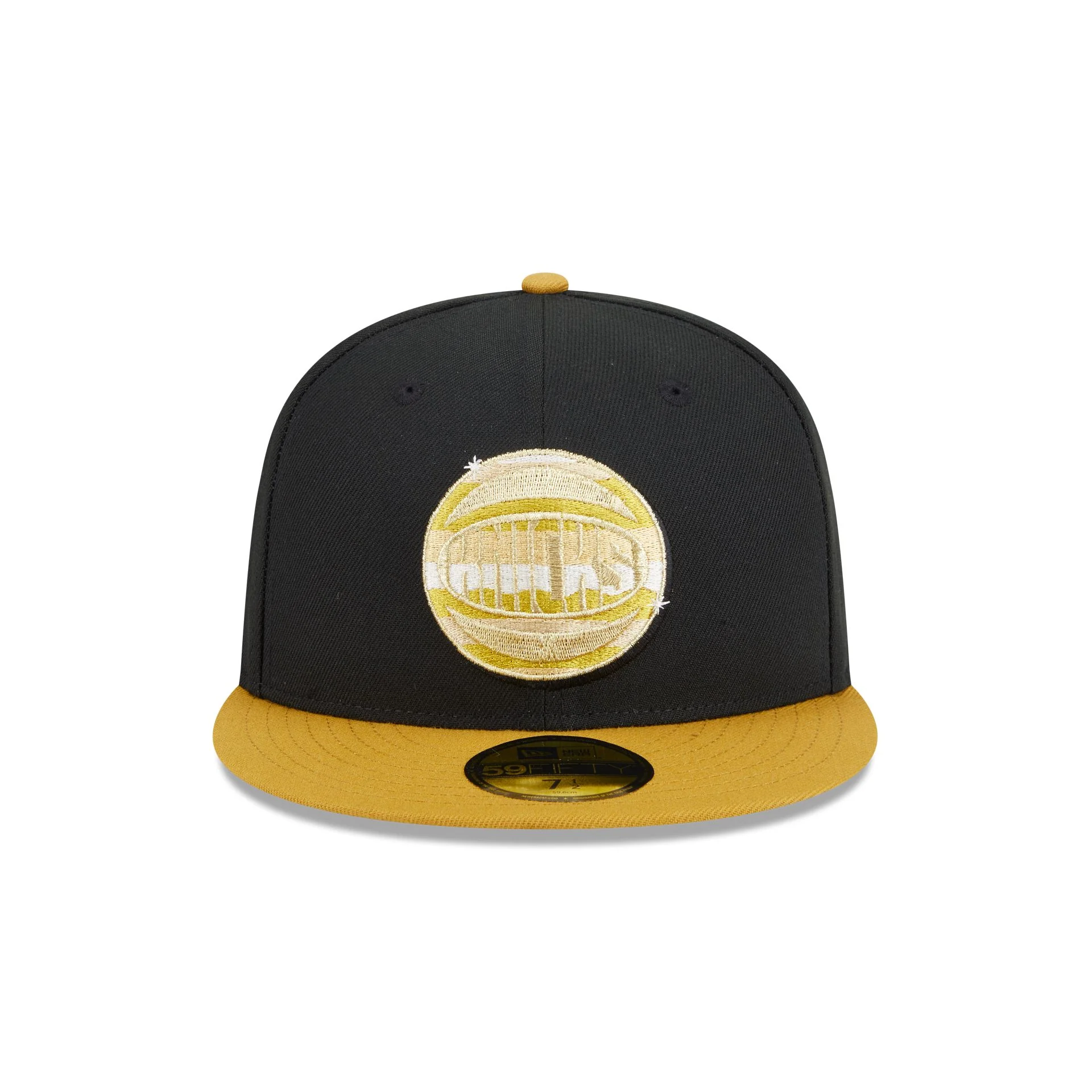 New York Knicks Metallic Gold Logo 59FIFTY Fitted Hat