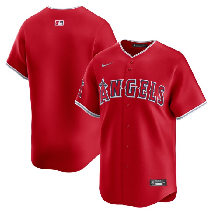 Men’s Los Angeles Angels  Nike Red  Alternate Limited Jersey